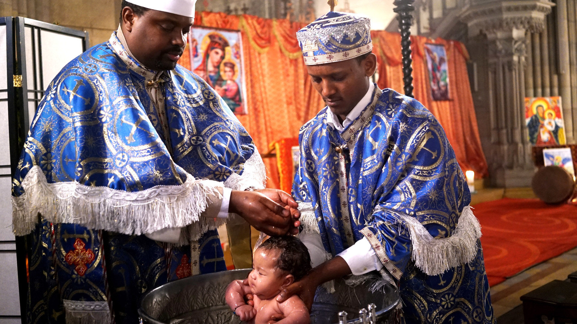 Äthiopisch-orthodoxe Taufe