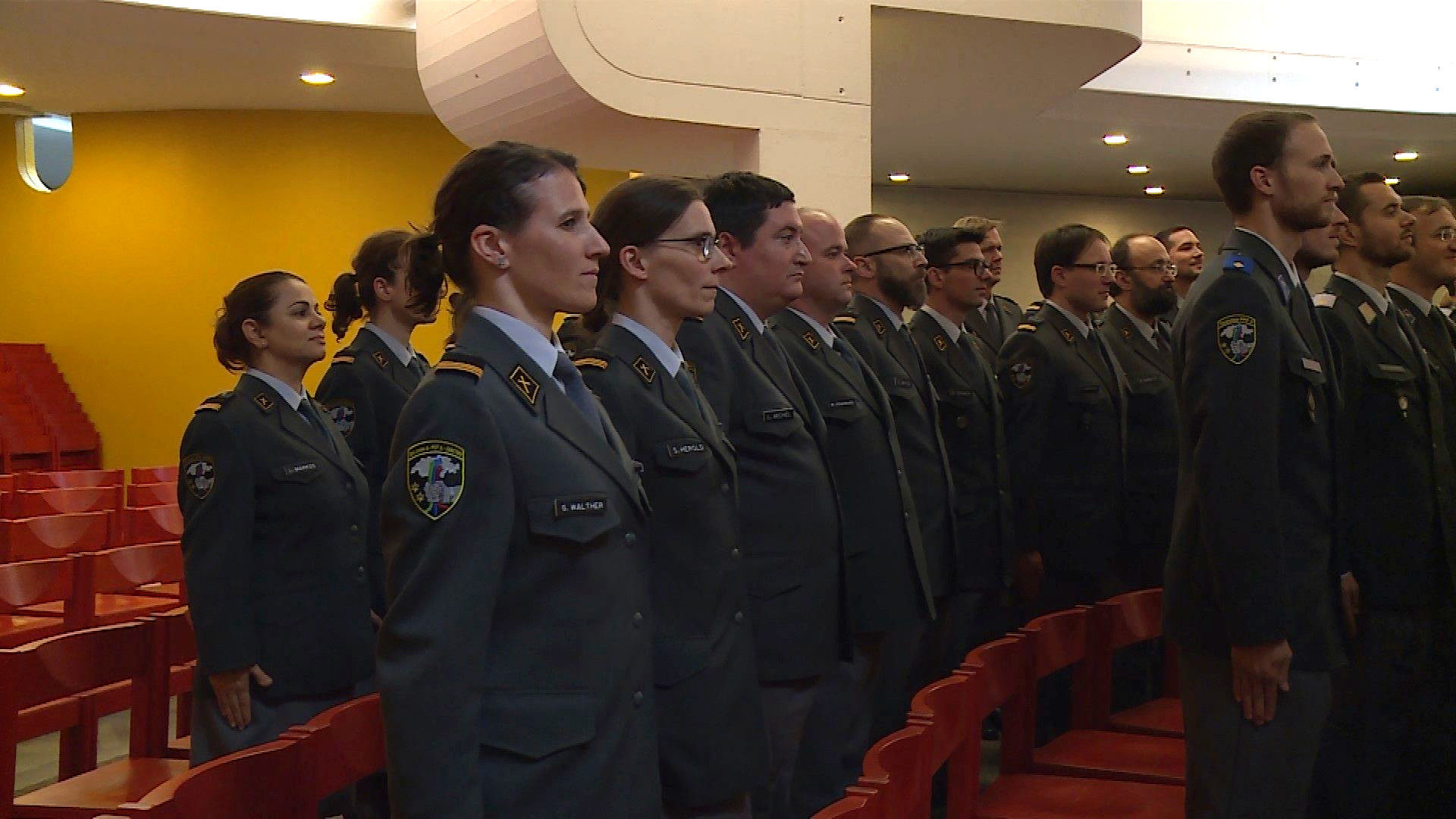 Ernennungsfeier neuer Armeeseelsorgerinnen und -seelsorger.