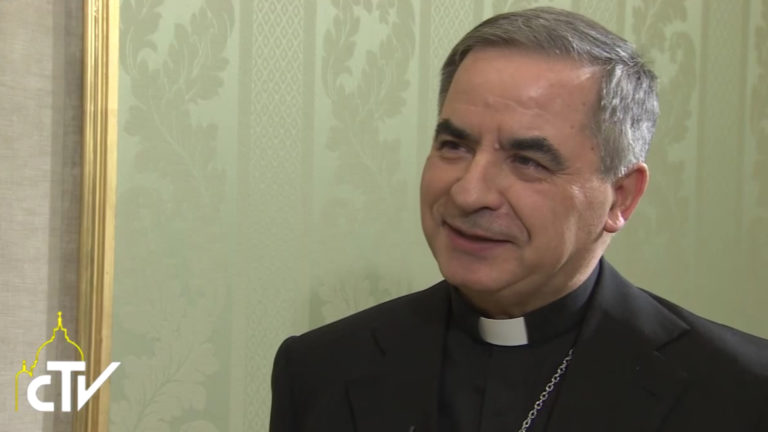 Giovanni Angelo Becciu | printscreen CTV