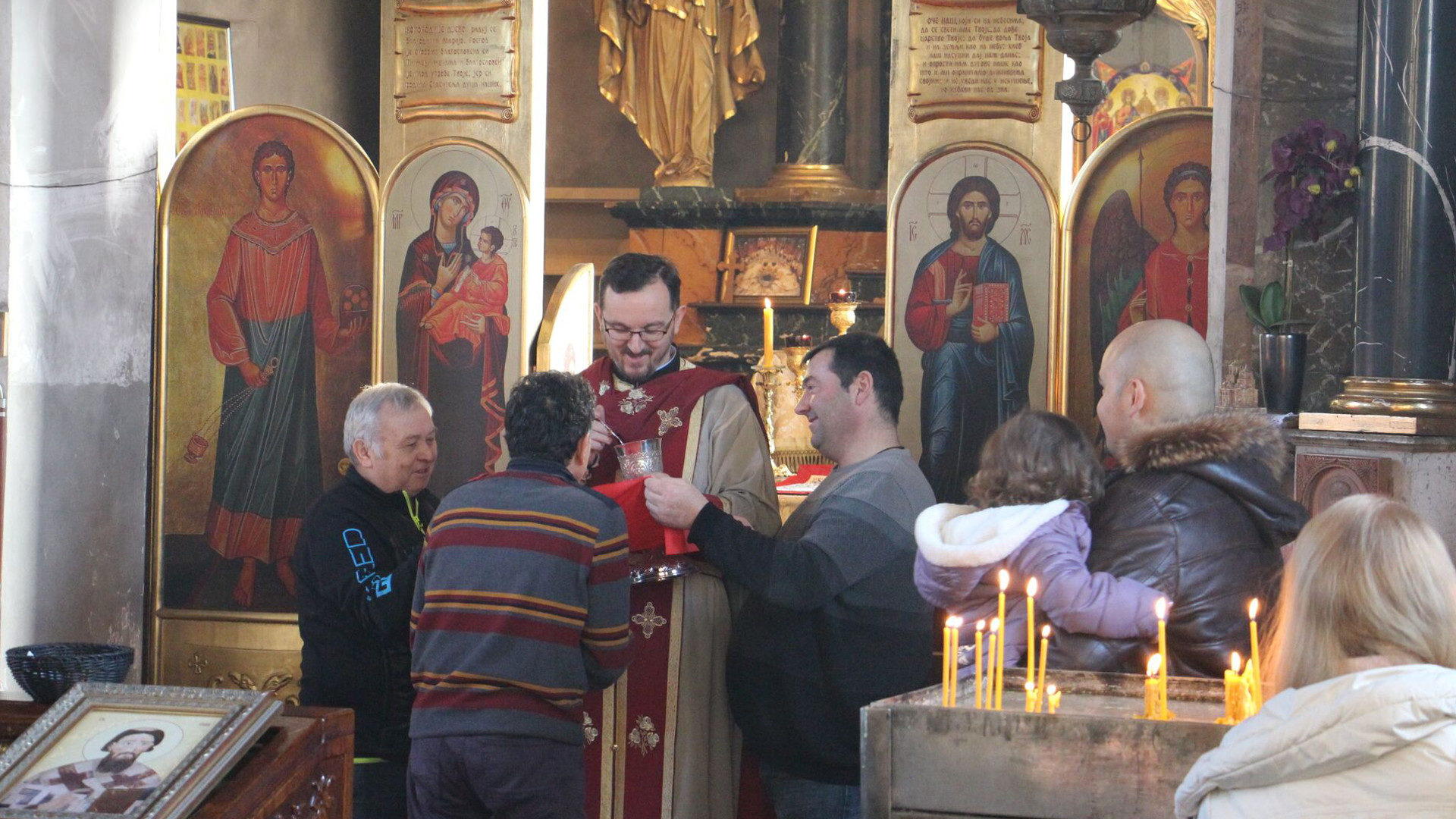 Gottesdienst der serbisch-orthodoxen Gemeinde der Zentralschweiz.