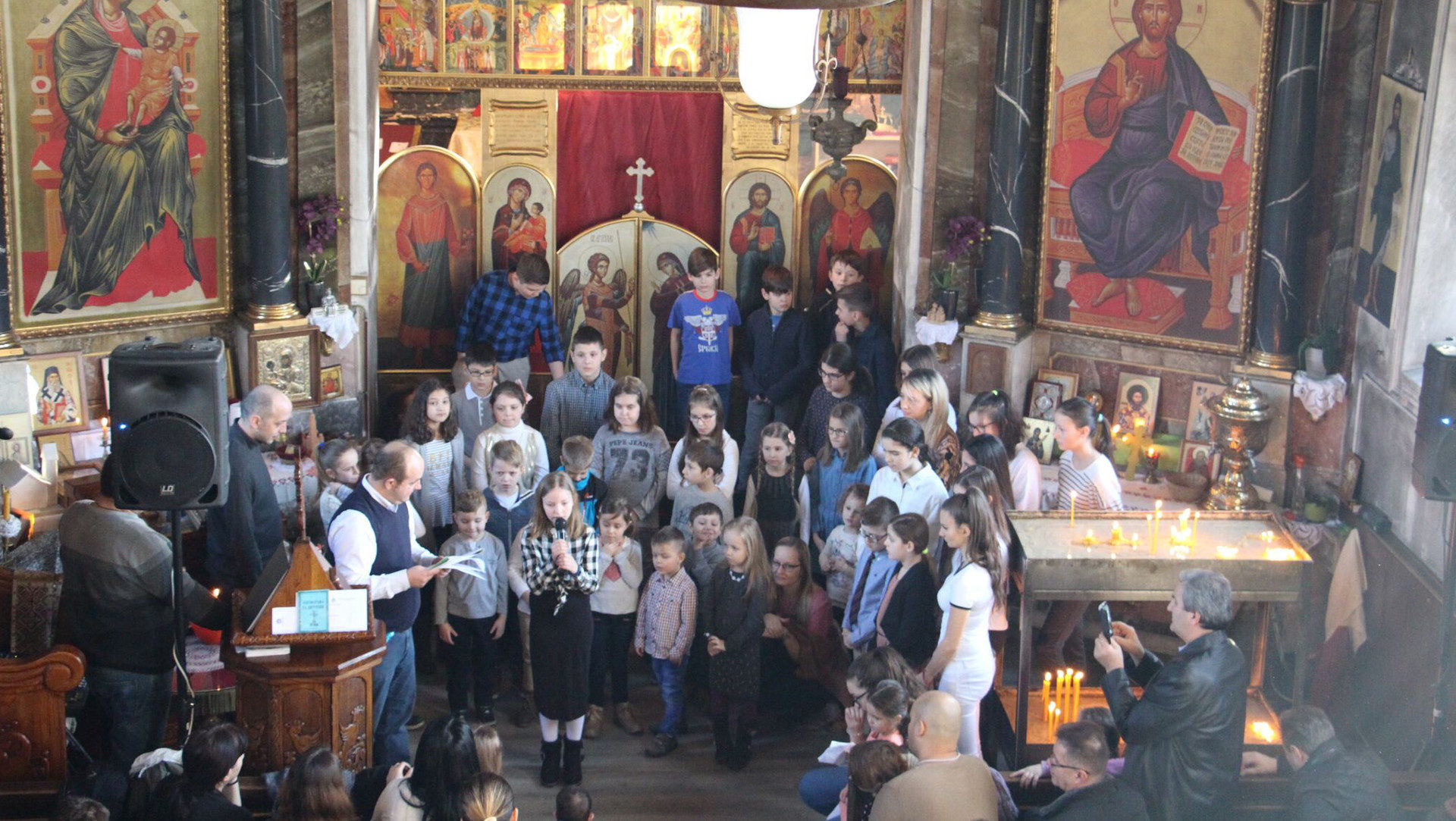Gottesdienst der serbisch-orthodoxen Gemeinde der Zentralschweiz in Buchrain