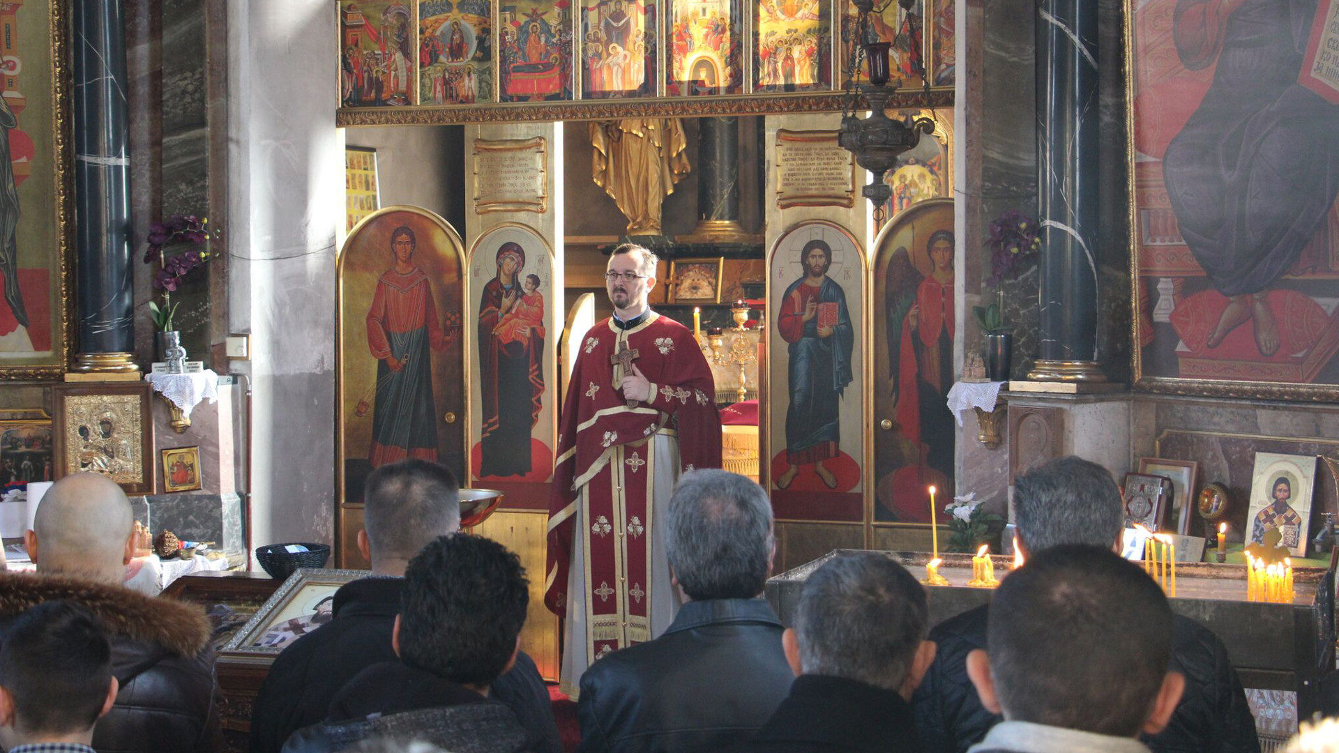 Gottesdienst der serbisch-orthodoxen Gemeinde der Zentralschweiz.