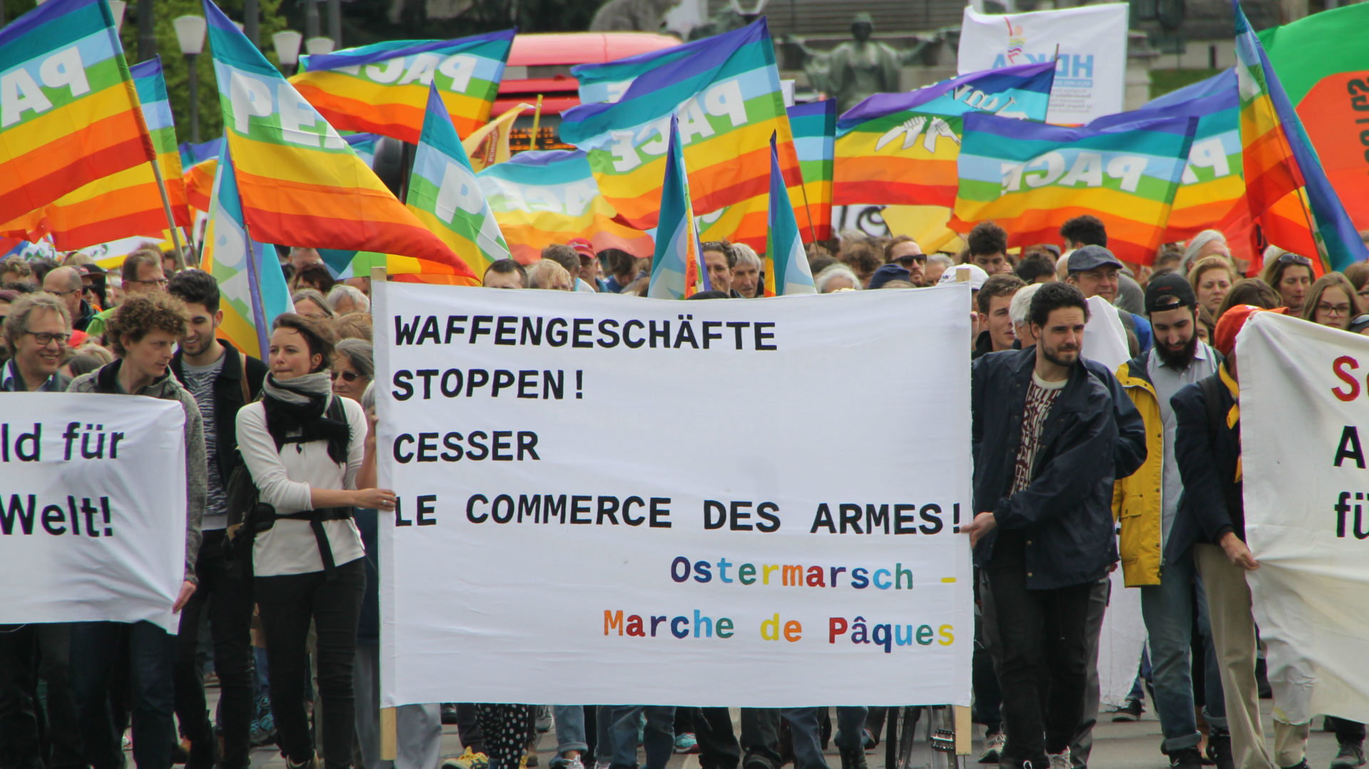 Ostermarsch kämpft gegen Waffengeschäfte – dieses Jahr aber nur digital.