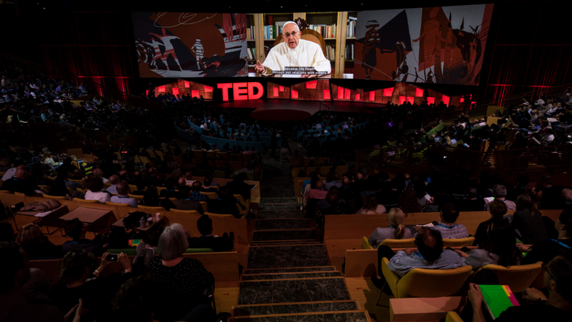 Papst Franziskus an der TED 2017