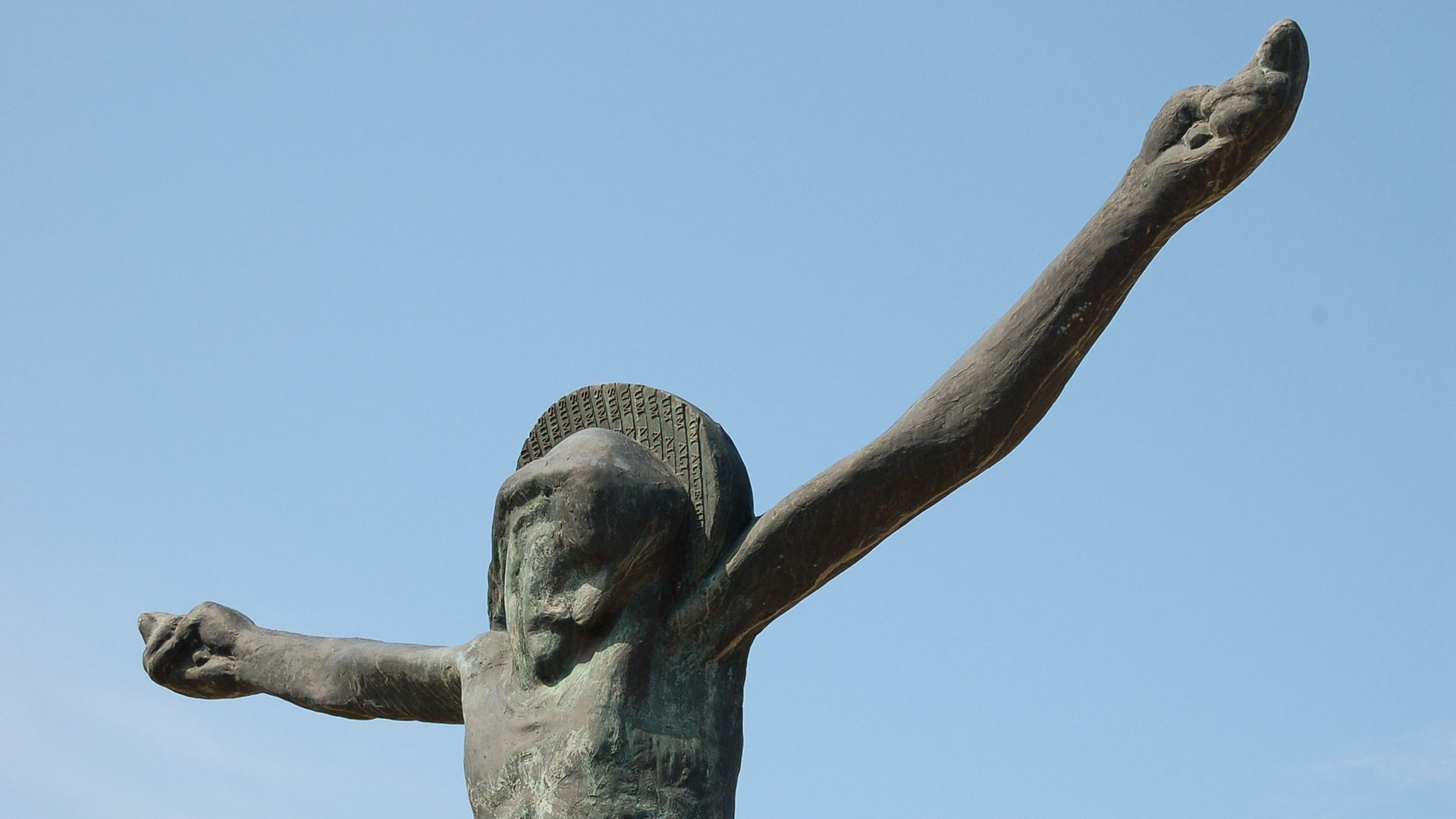 Christusfigur in Medjugorje.