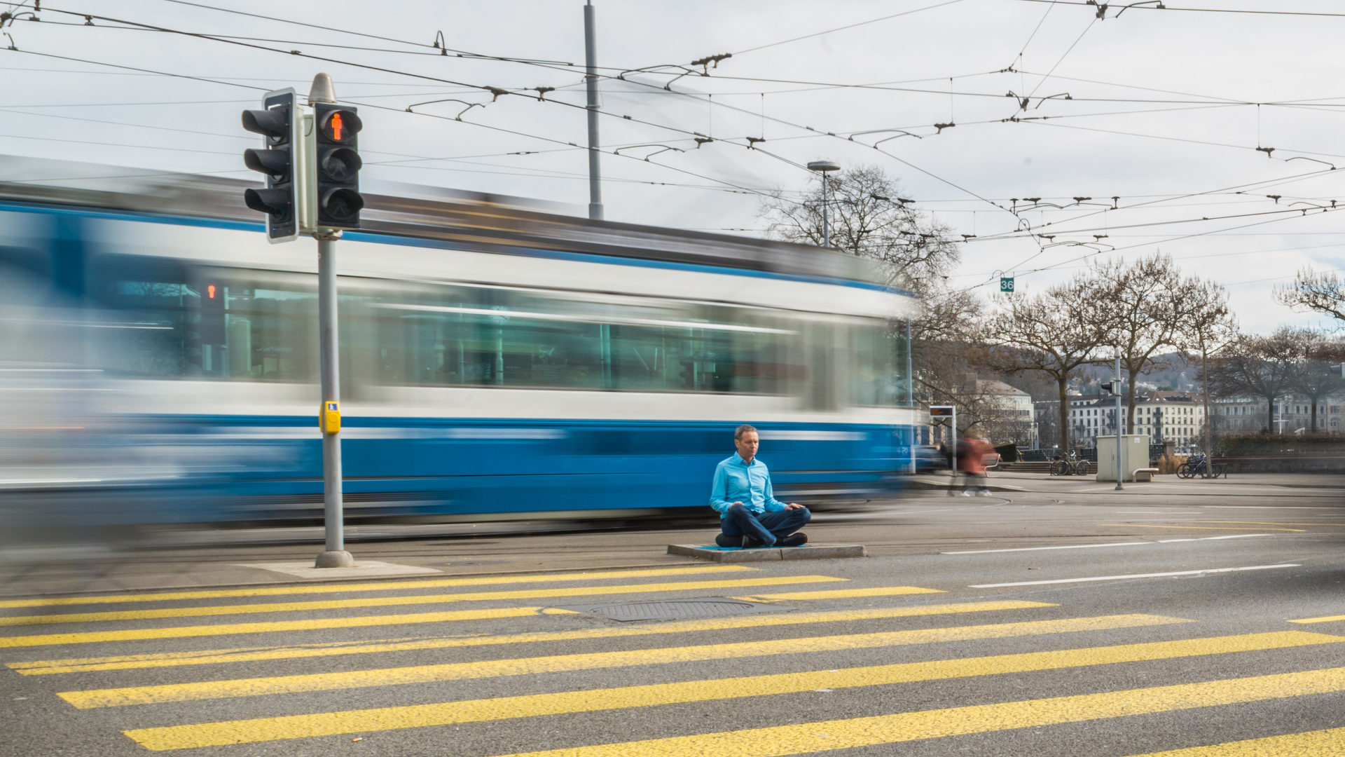 Stille im hektischen Zürich