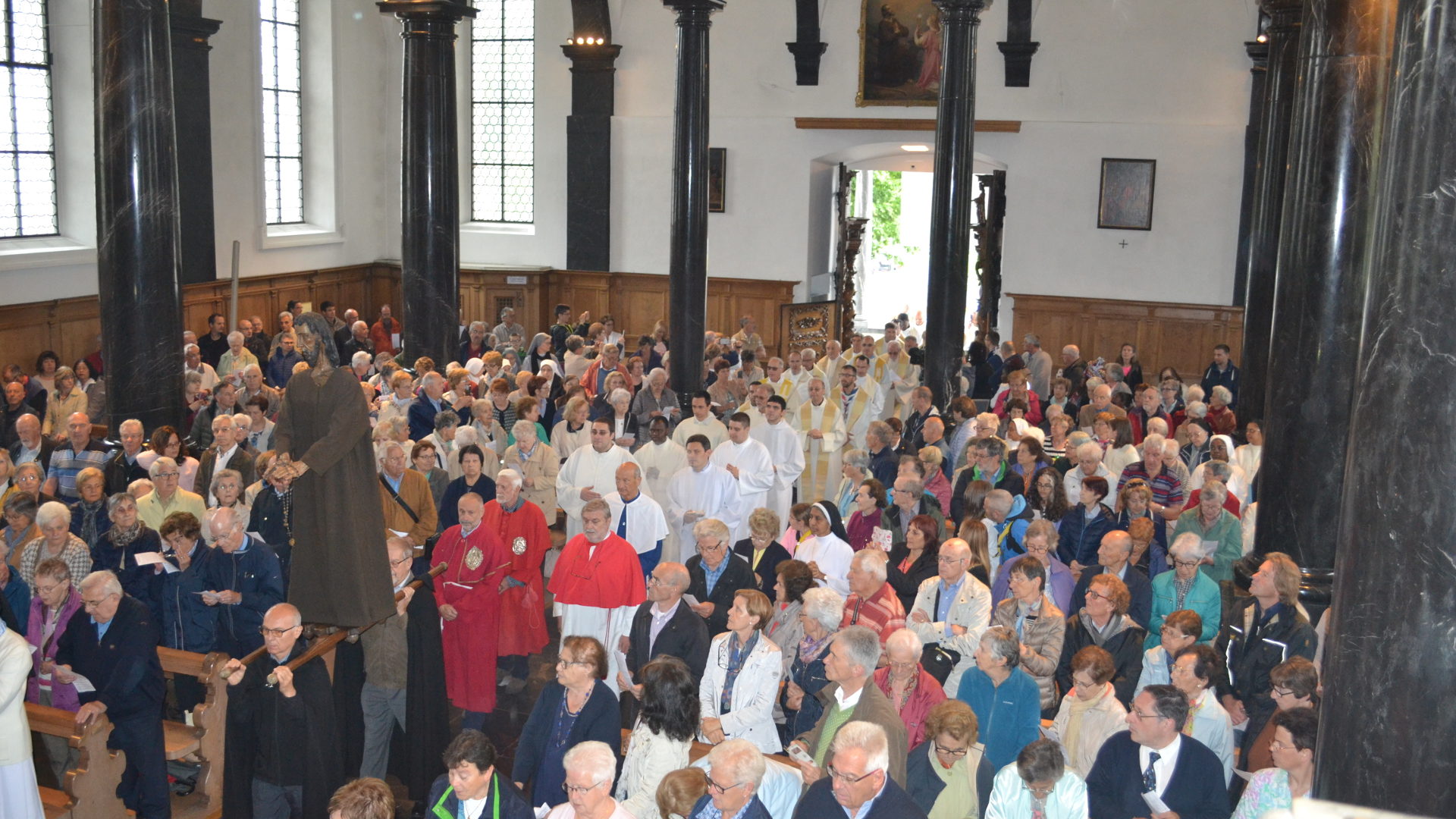 Gottesdienst der Tessiner in der Wallfahrtskirche von Sachseln OW