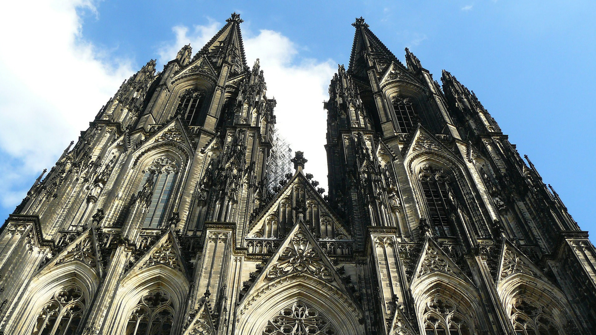 Die Türme des Kölner Doms.