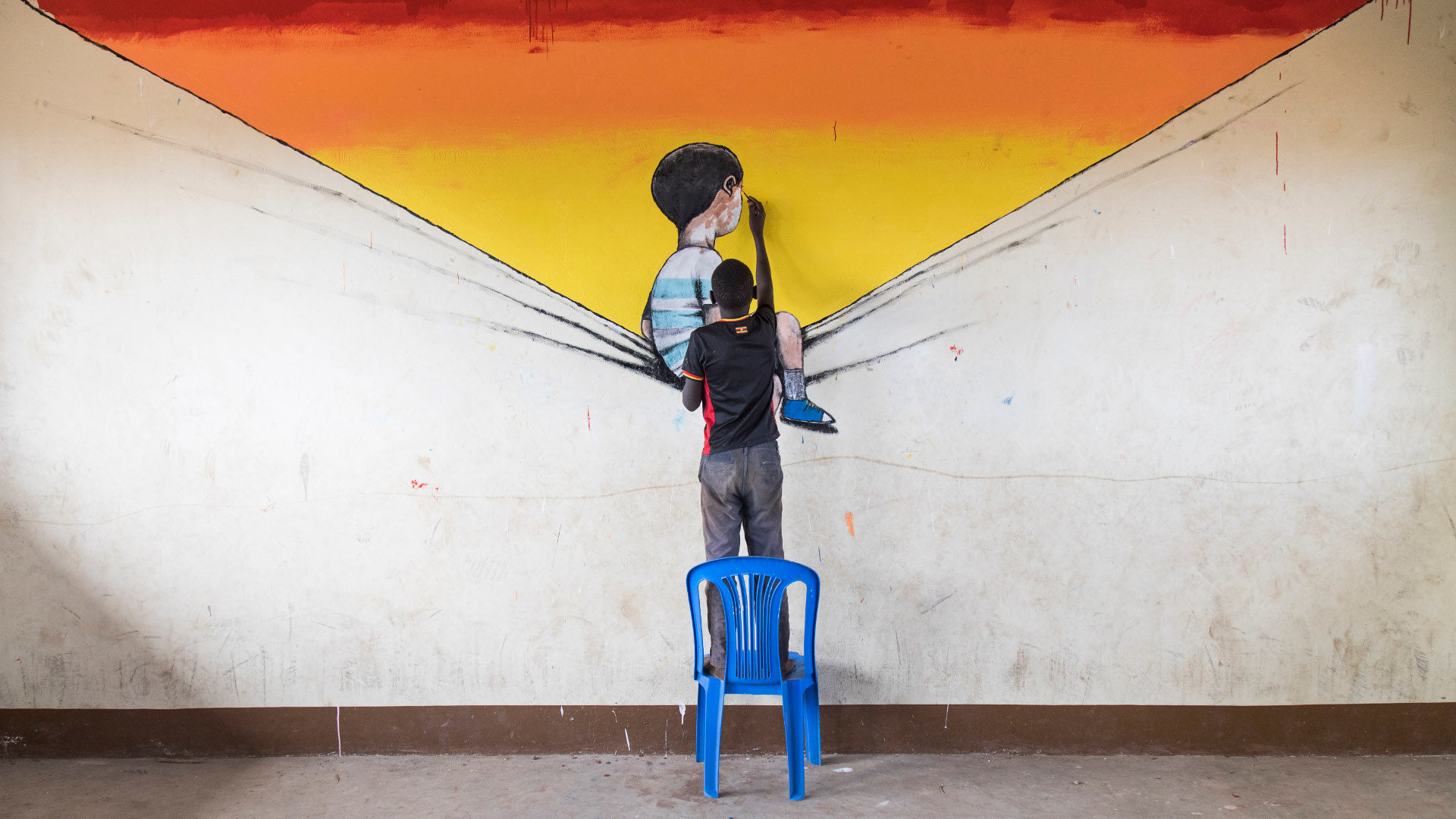 Kunstprojekt World Vision in Uganda