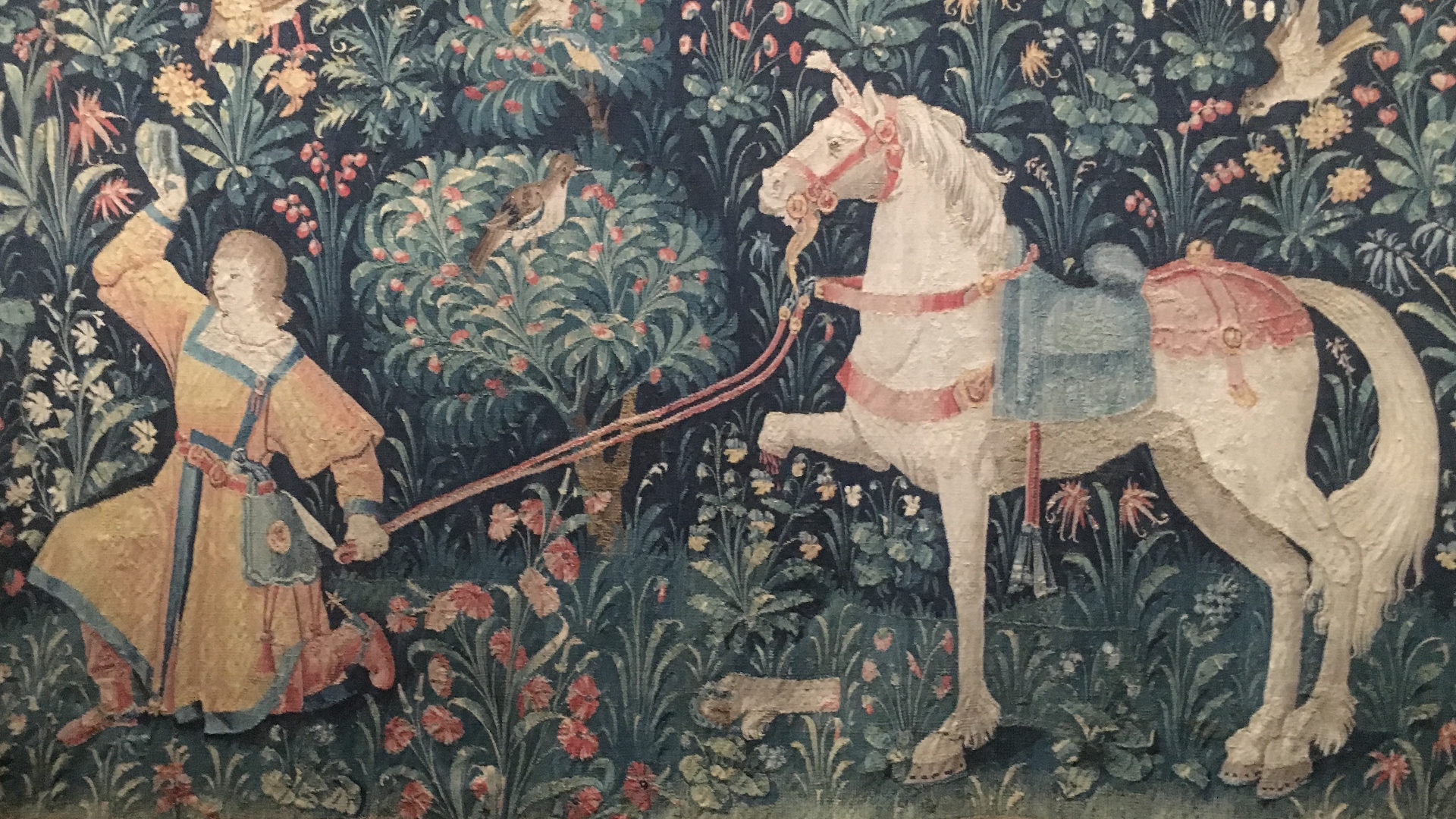 Der heilige Eligius, Wandtteppich in Beaune, 15. jahrhundert