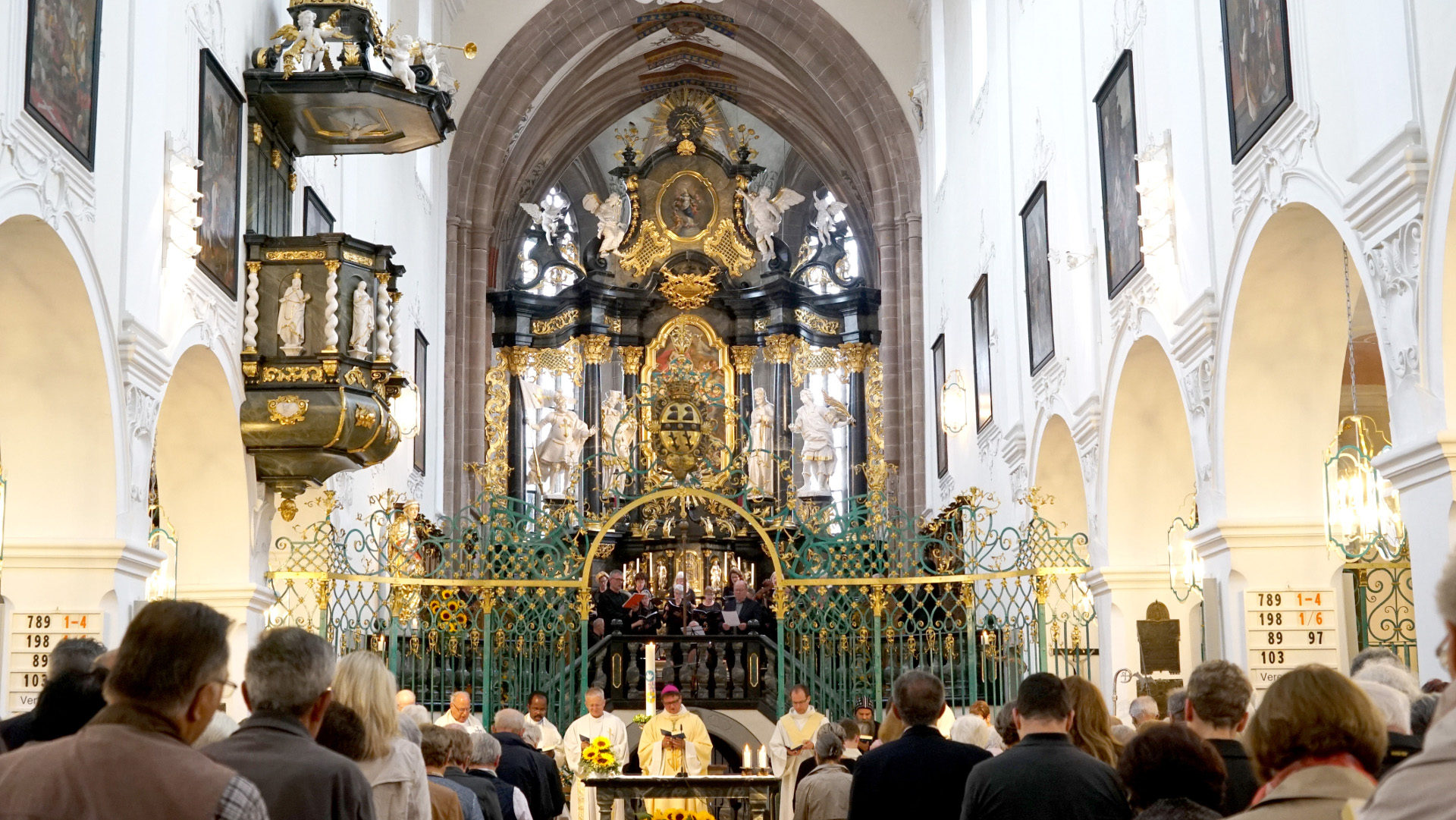 Gottesdienst im Verena-Münster in Zurzach mit Bischof Felix Gmür