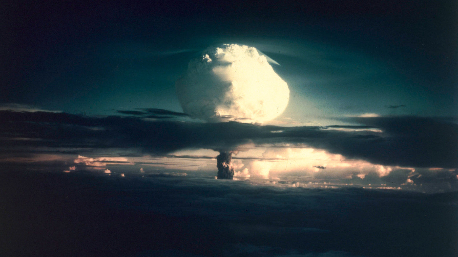 US-Atombombentest auf den Marschall-Inseln, 1952.
