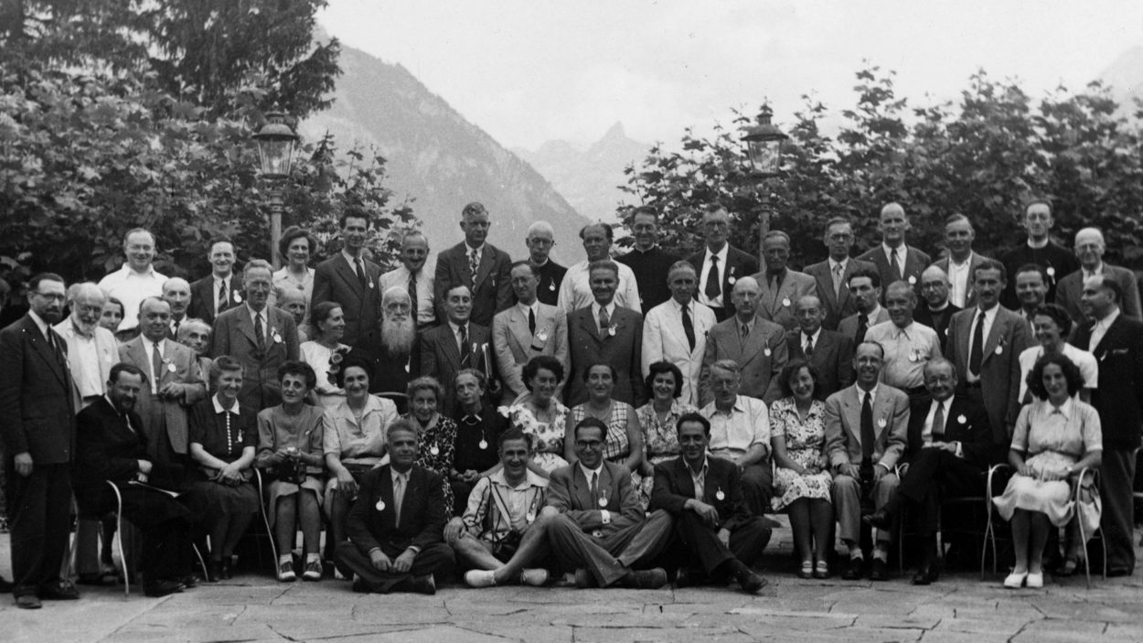 Teilnehmende der Konferenz von Seelisberg 1947 | © Archiv für Zeitgeschichte ETHZ