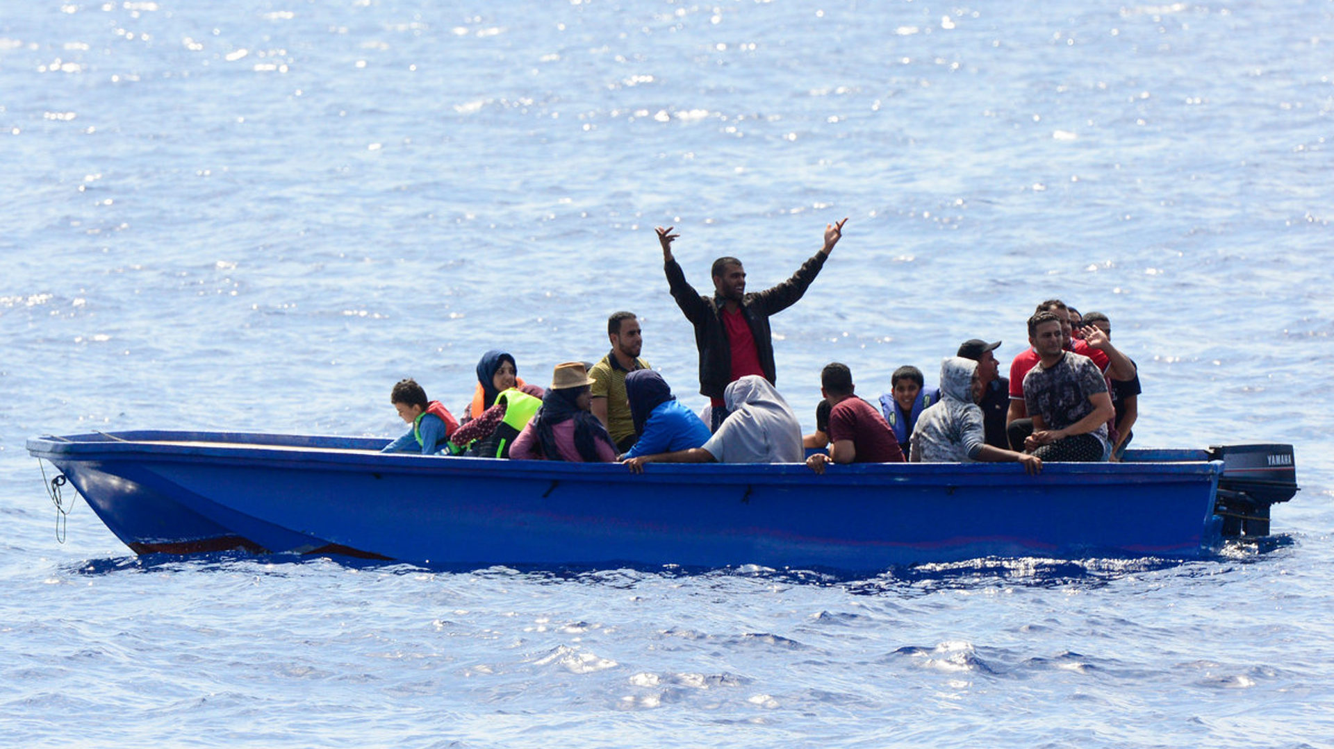 Vor der Küste Libyens