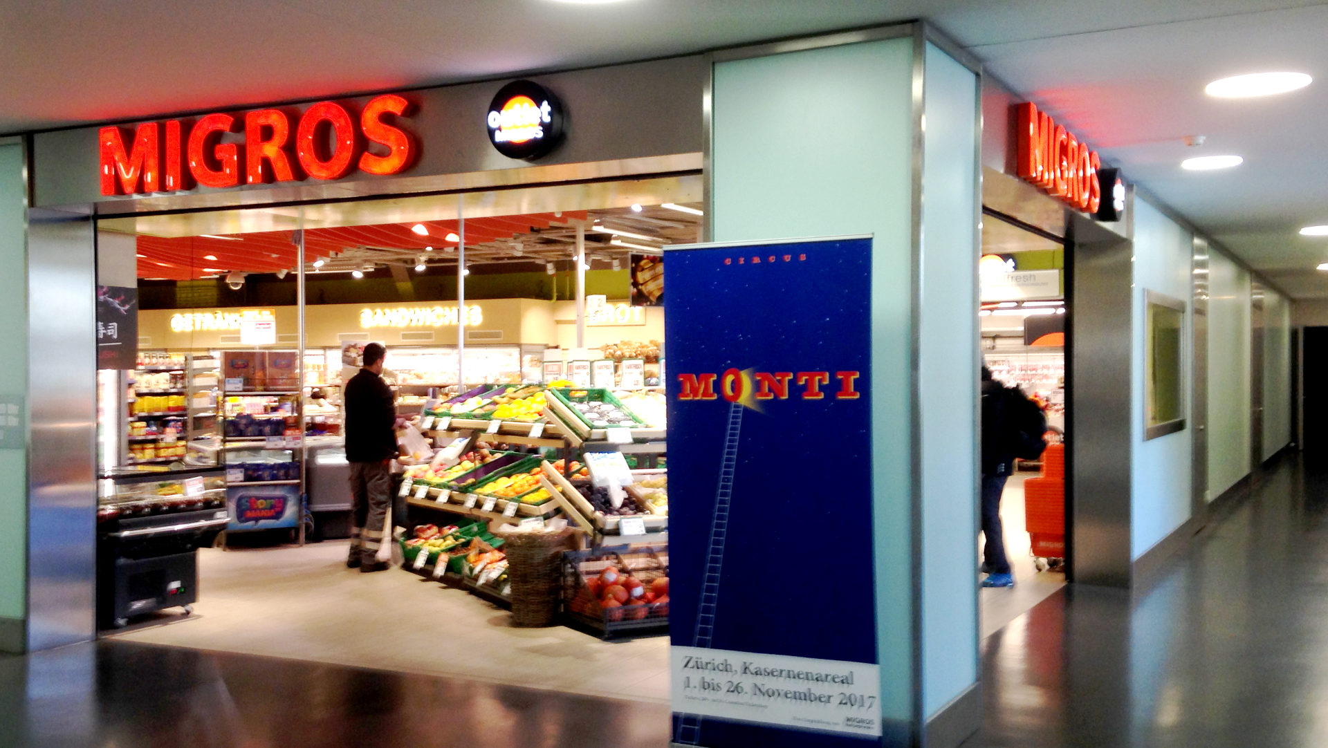 Migros-Filiale in Zürich