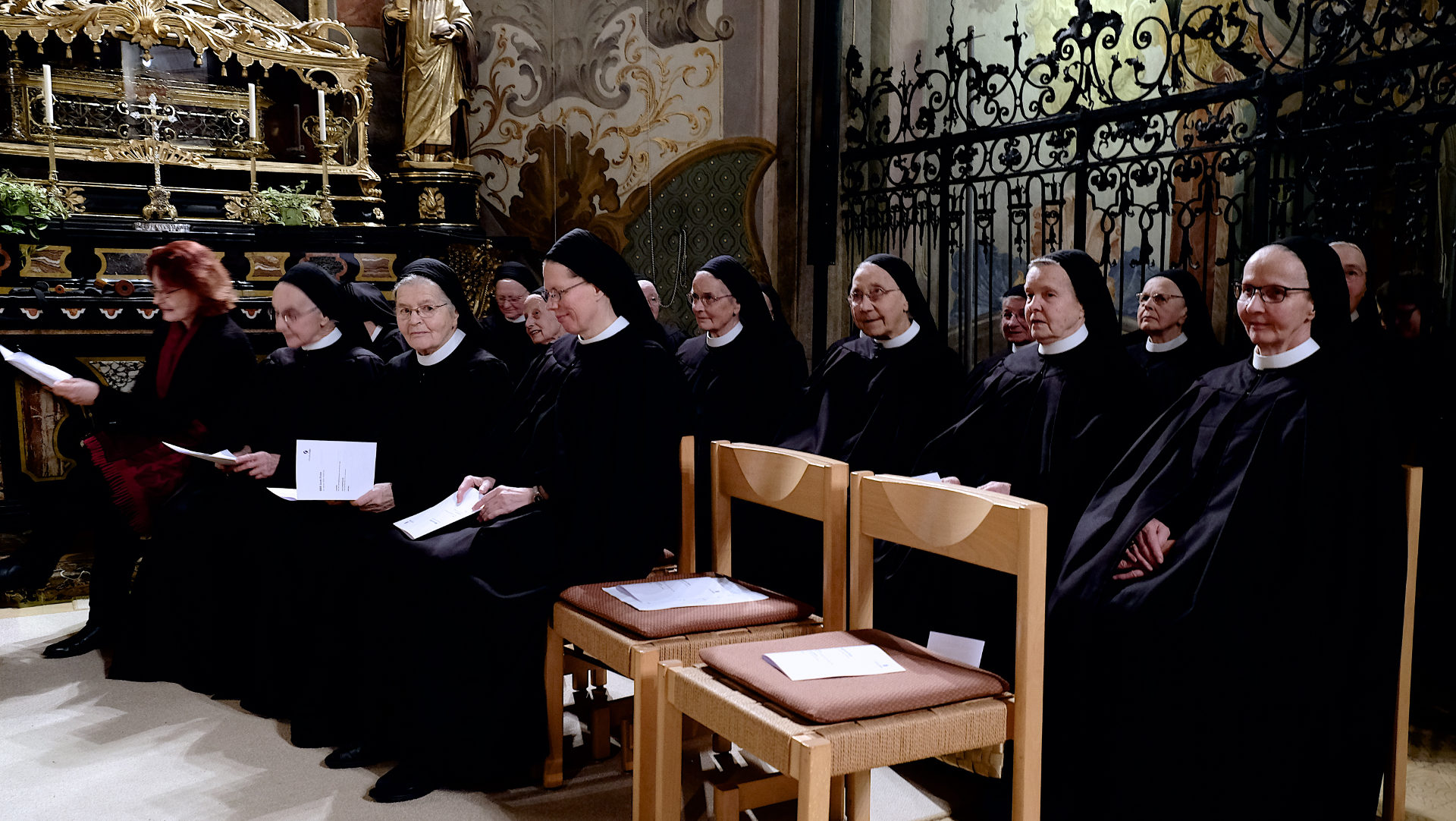Schwestern des Kloster Fahr an der 888-Jahr-Feier ihrer Gemeinschaft 2018.