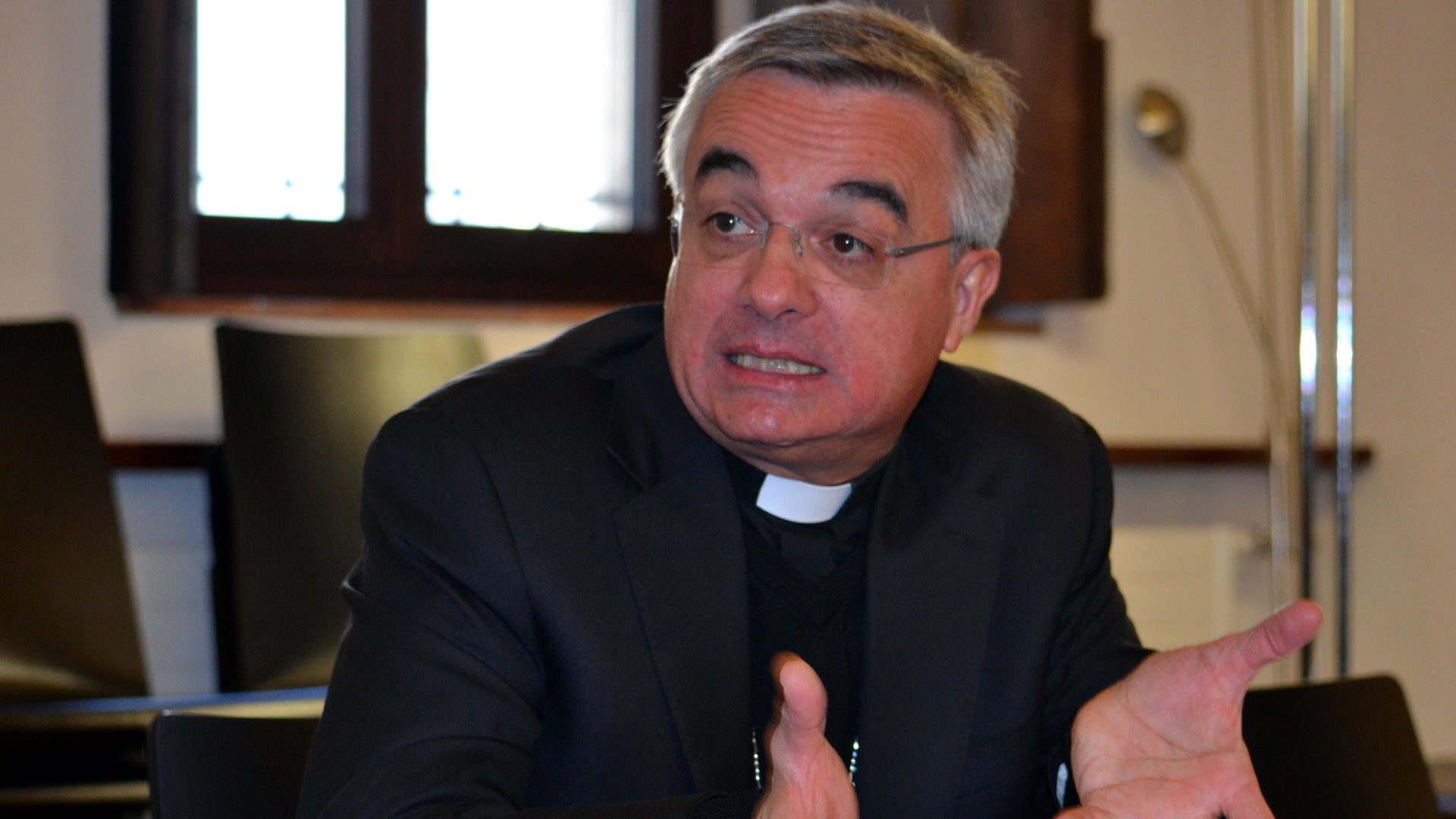 Valerio Lazzeri, Bischof von Lugano, ist einverstanden mit der Änderungen des Vaterunsers.