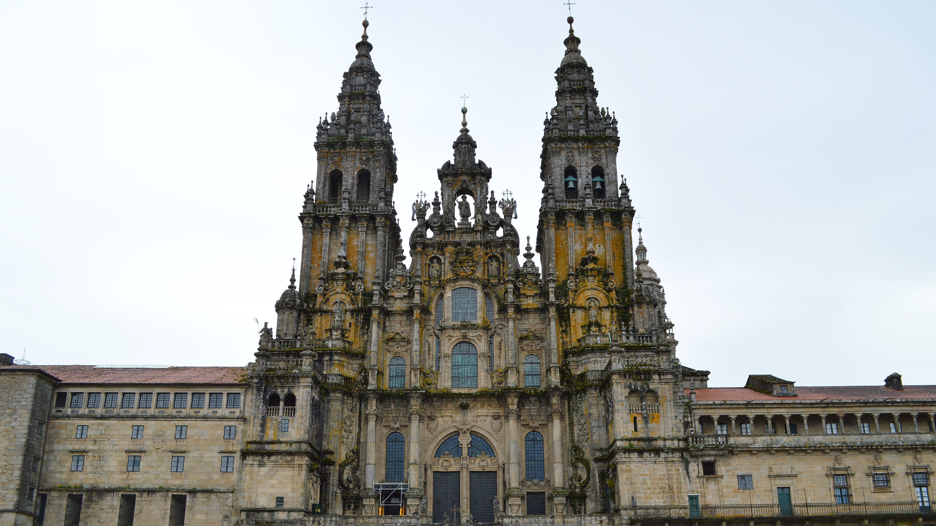 Die Kathedrale von Santiago de Compostela.