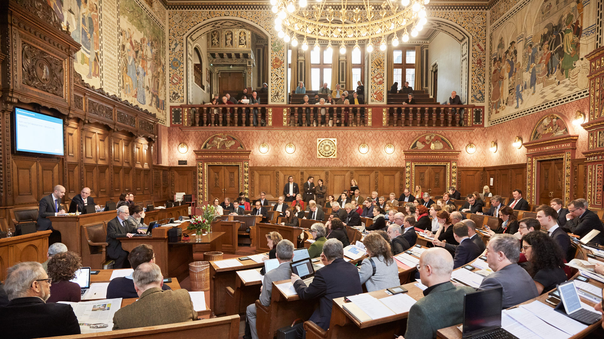 Sitzung des Grossen Rates in Basel