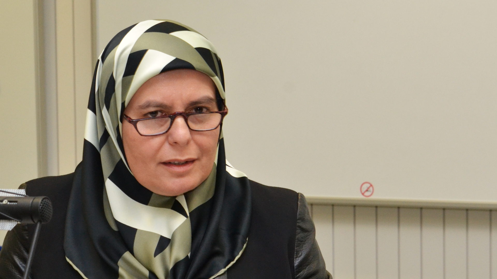Belkis Osman, Vize-Präsidentin der Vioz und muslimische Seelsorgerin