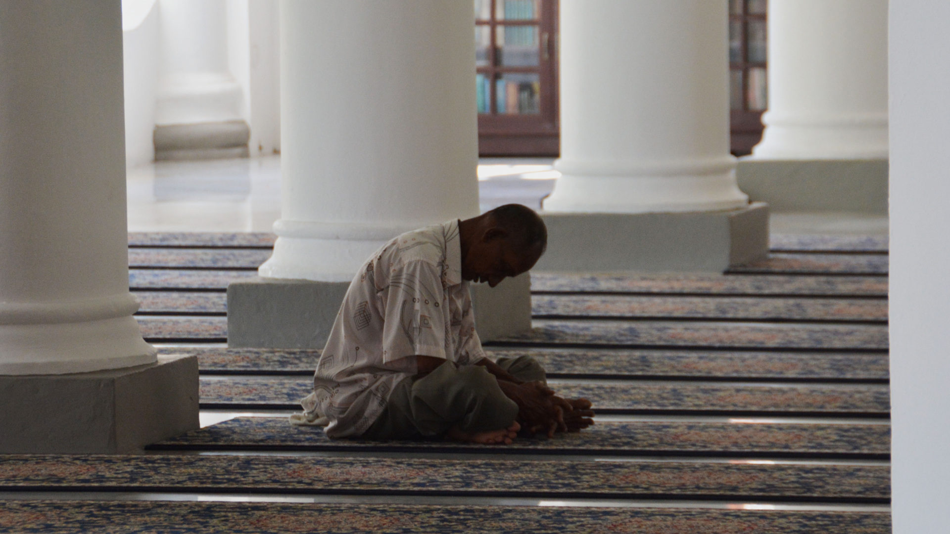 Muslim in Moschee