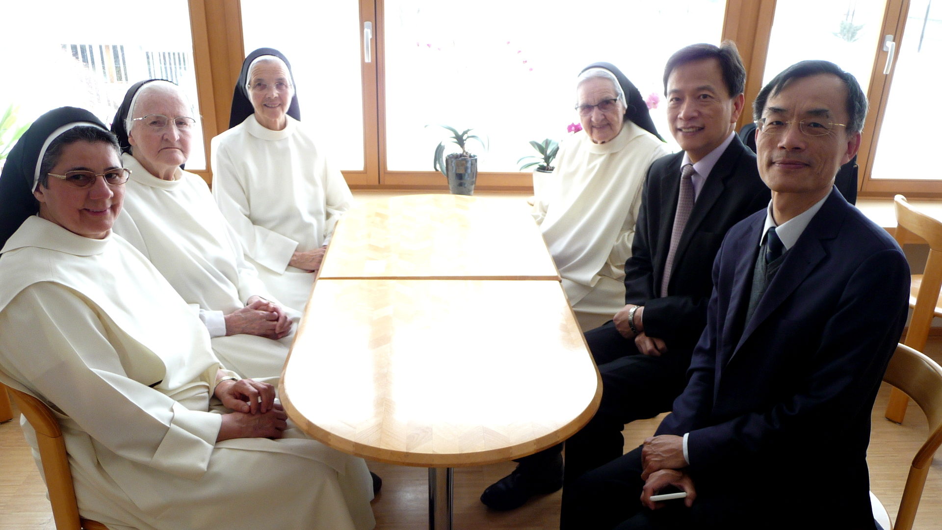 Besuch des konsularischen Repräsentanten Taiwans im Kloster Ilanz
