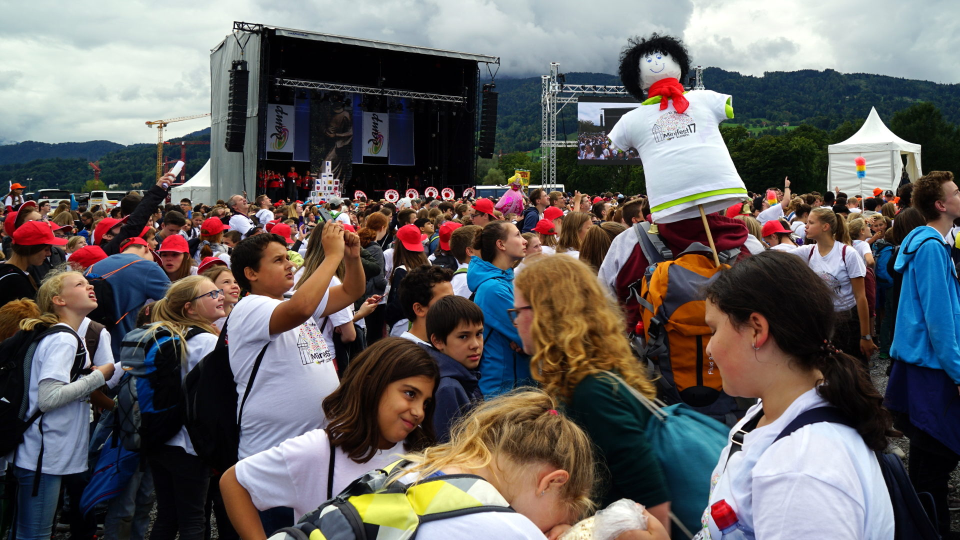 Jugend am Minifest 2017 in Luzern