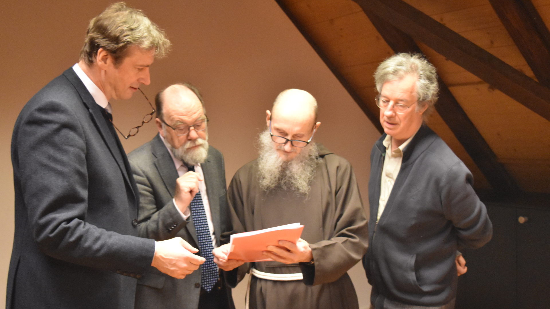 Alexandre Papaux, Francis Python, Agostino Del Pietro und Marcel Durrer