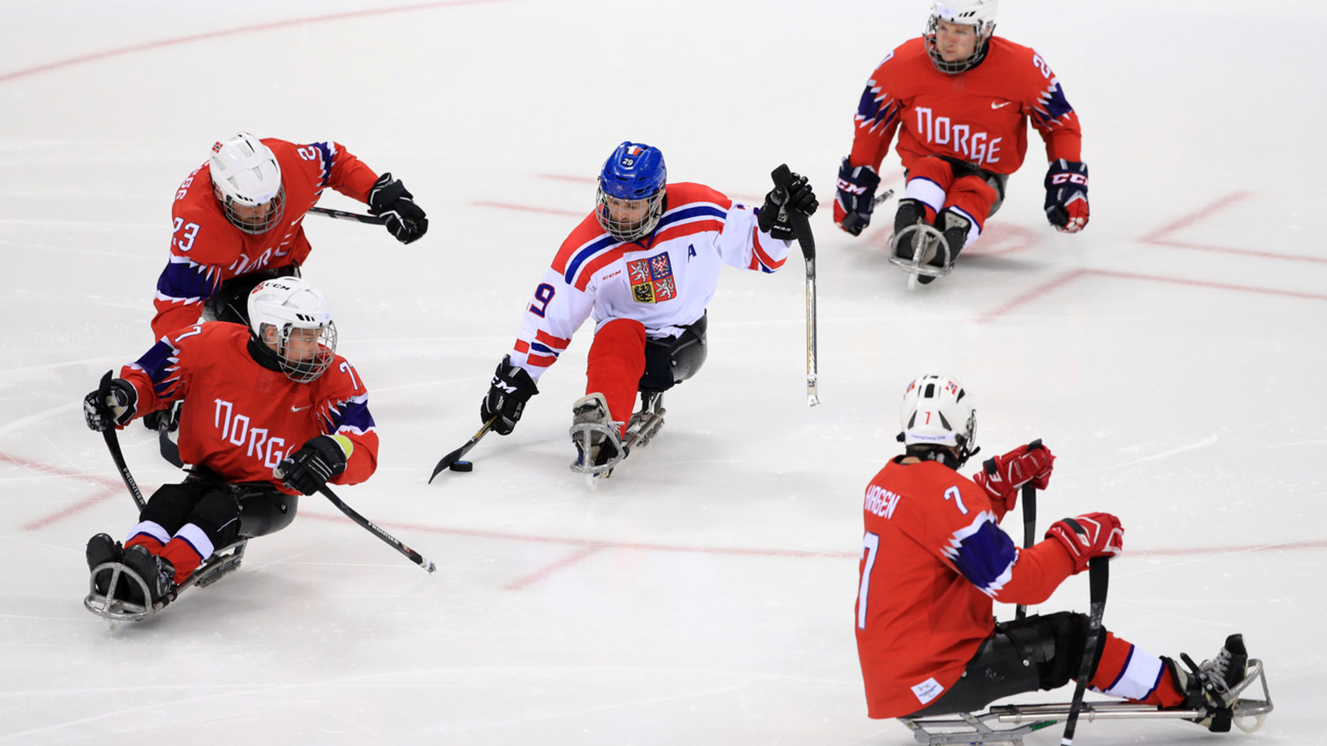 Hockeymatch an den Winter Paralympics in PyeongChang 2018
