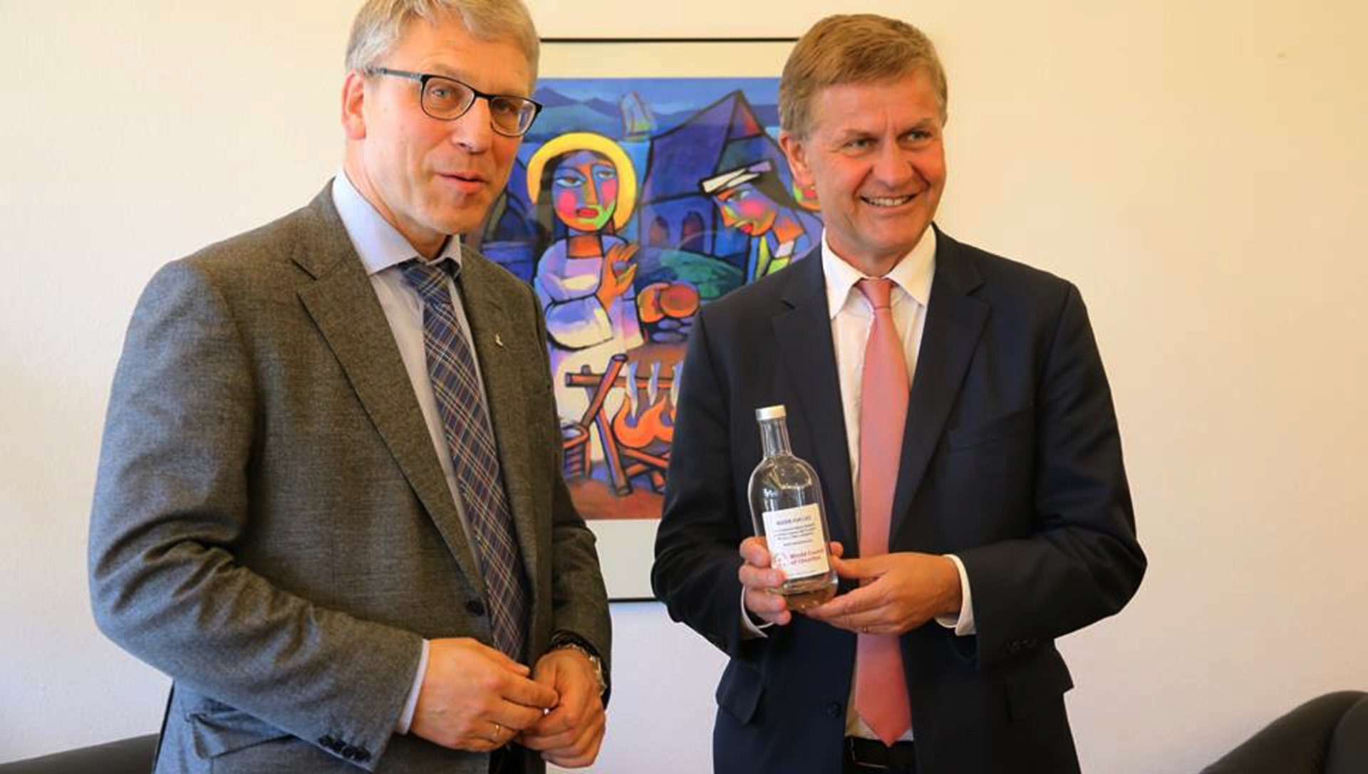 Zwei prominente norwegische Führungspersönlichkeiten haben sich in Norwegen getroffen, um über Umweltthemen zu reden