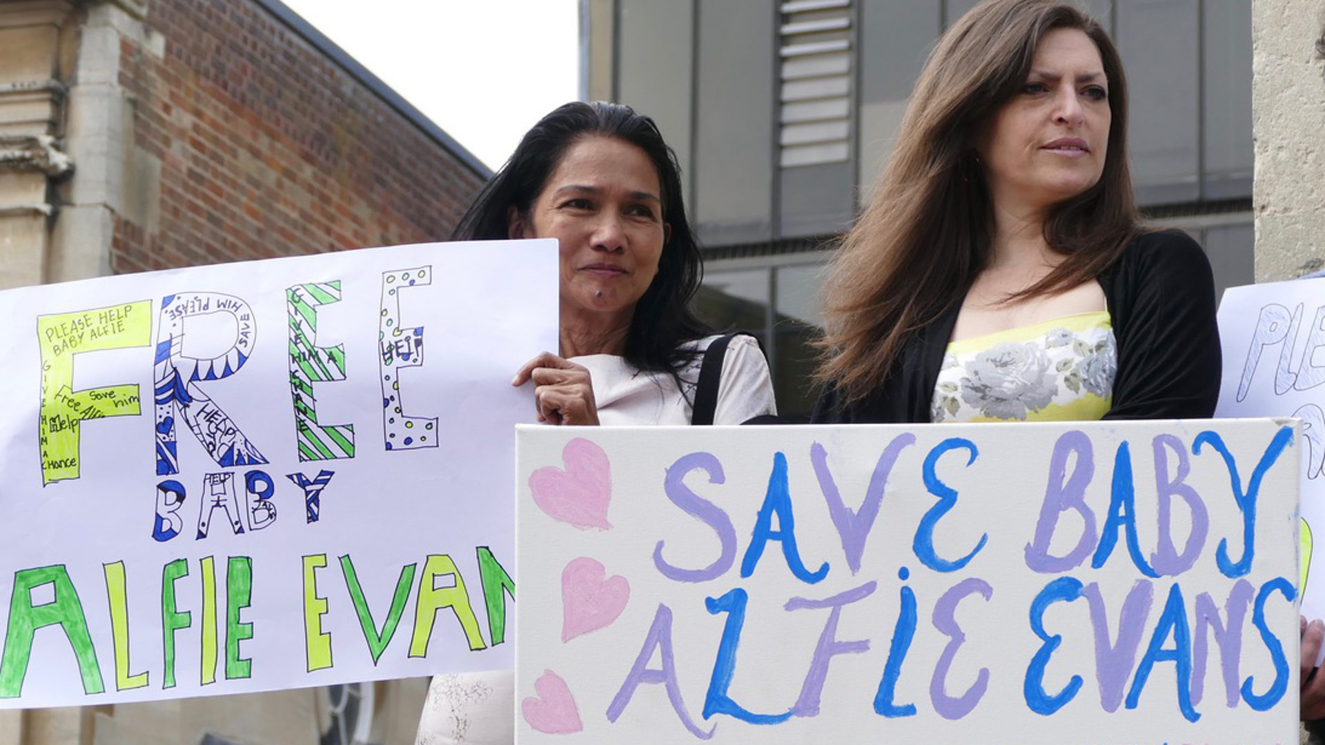 Proteste für Alfie Evans in Oxford