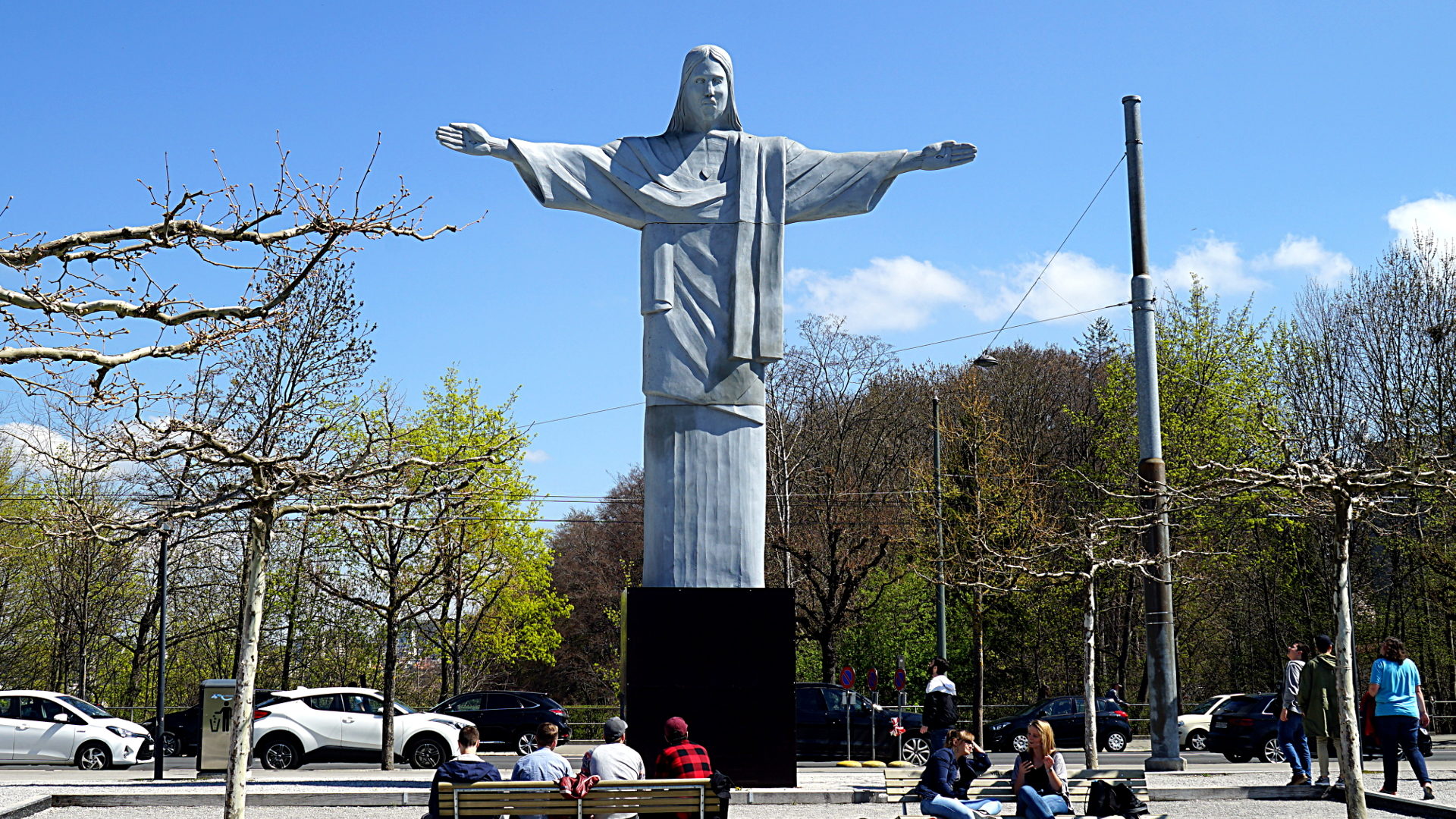Christus-Statue in Freiburg