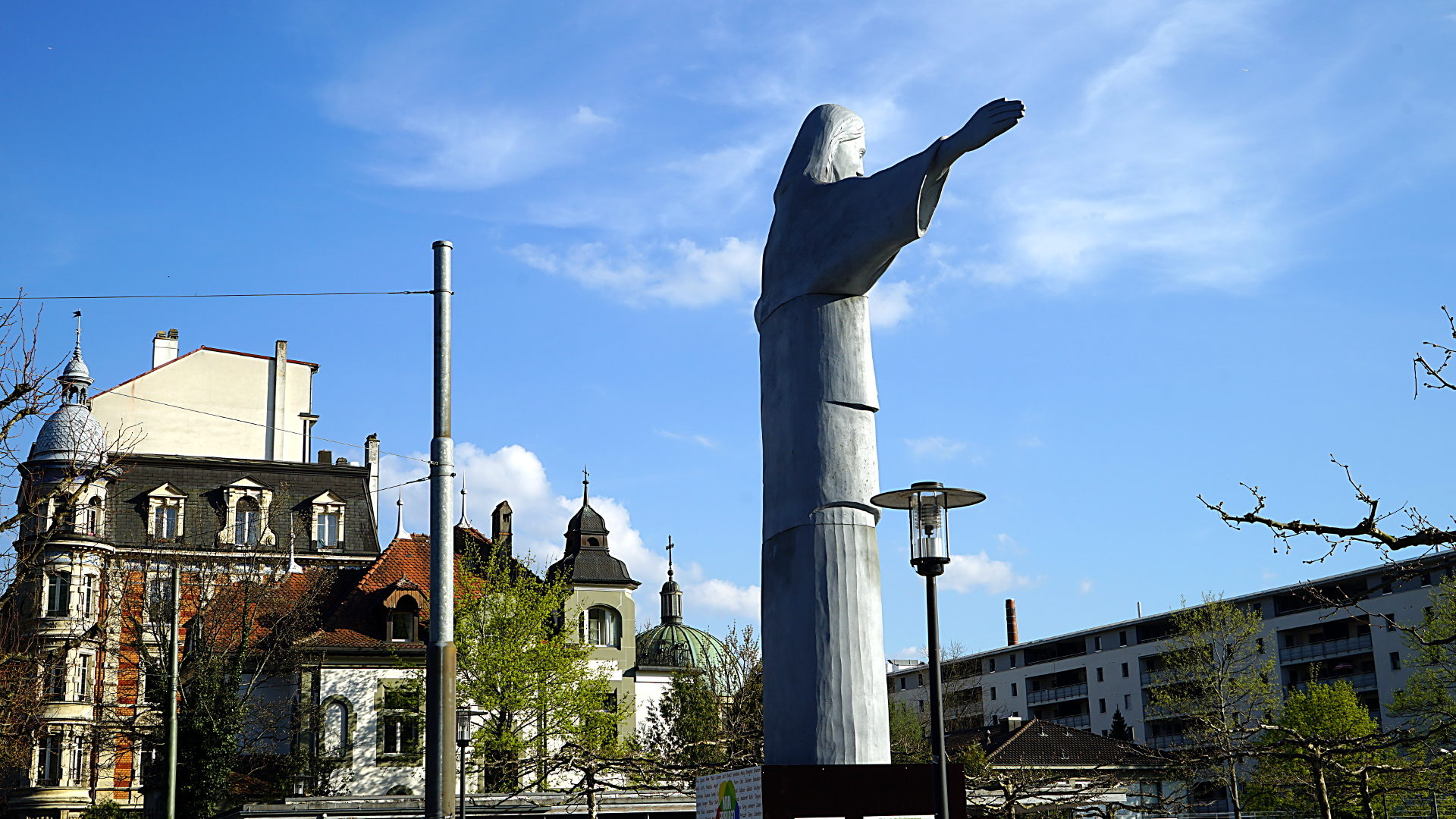 Christus-Statue in Freiburg