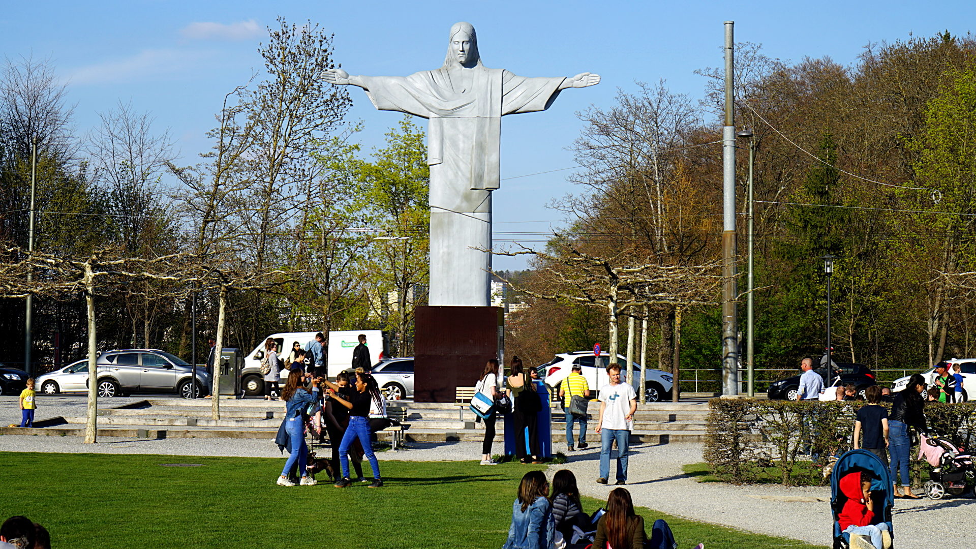Christus-Statue in Freiburg