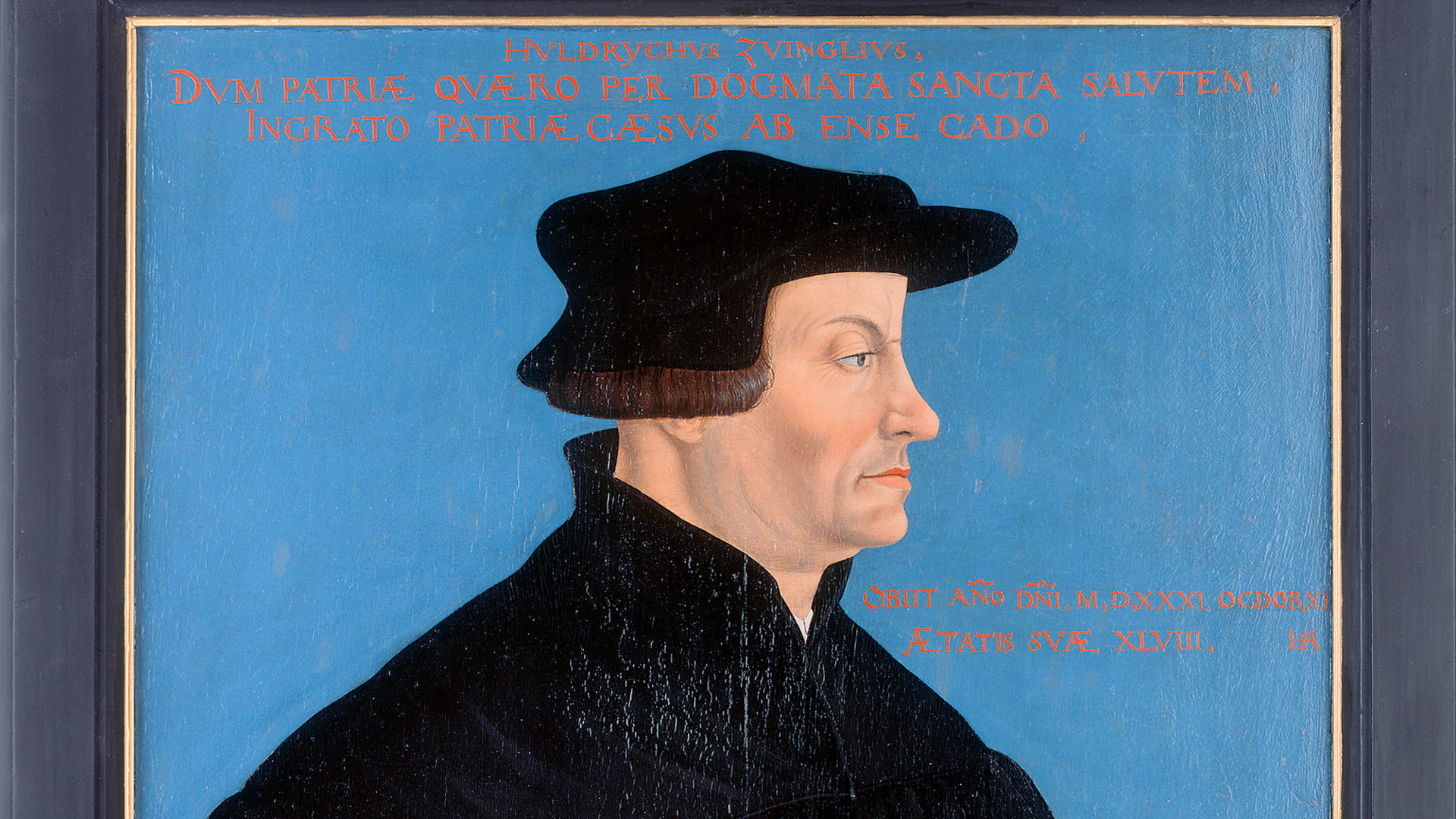 Porträt von Huldrych Zwingli