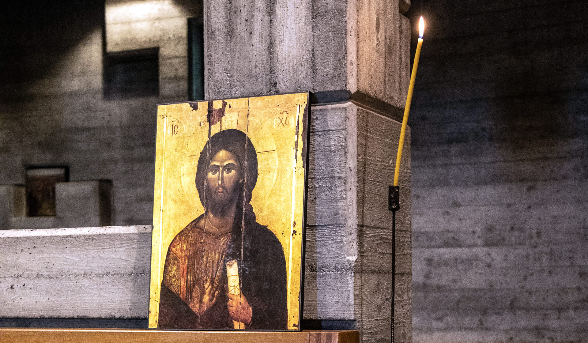 Christus-Ikone in Bern.