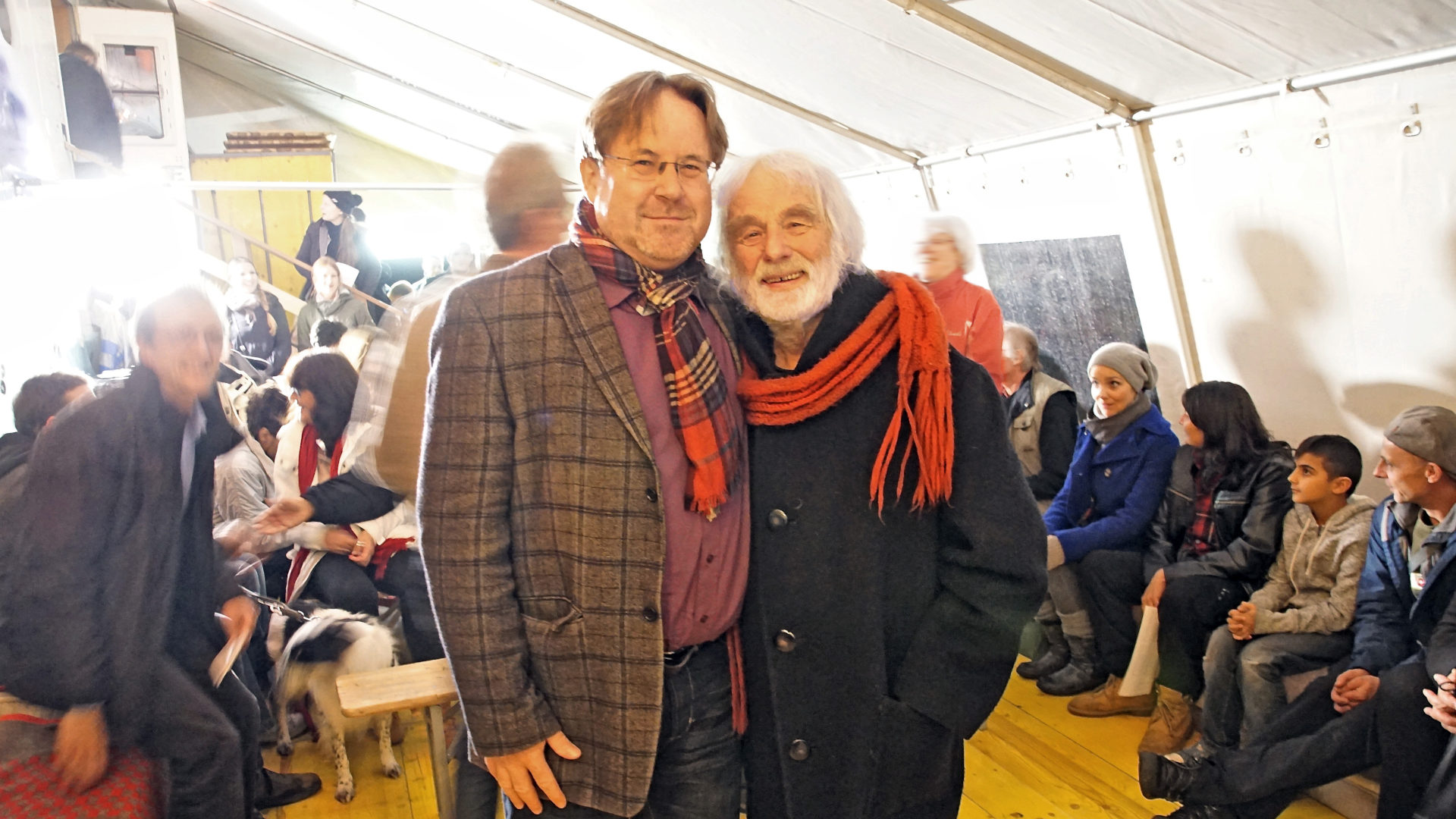 Pfarrer Ernst Sieber und Christoph Zingg