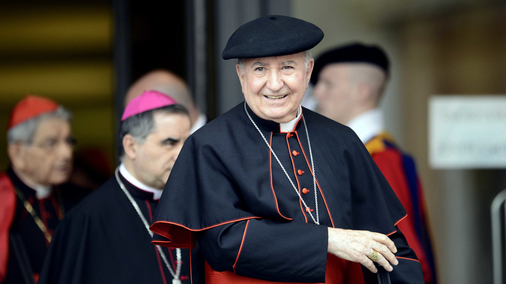 Kardinal Francisco Errazuriz Ossa, 2014 im Vatikan