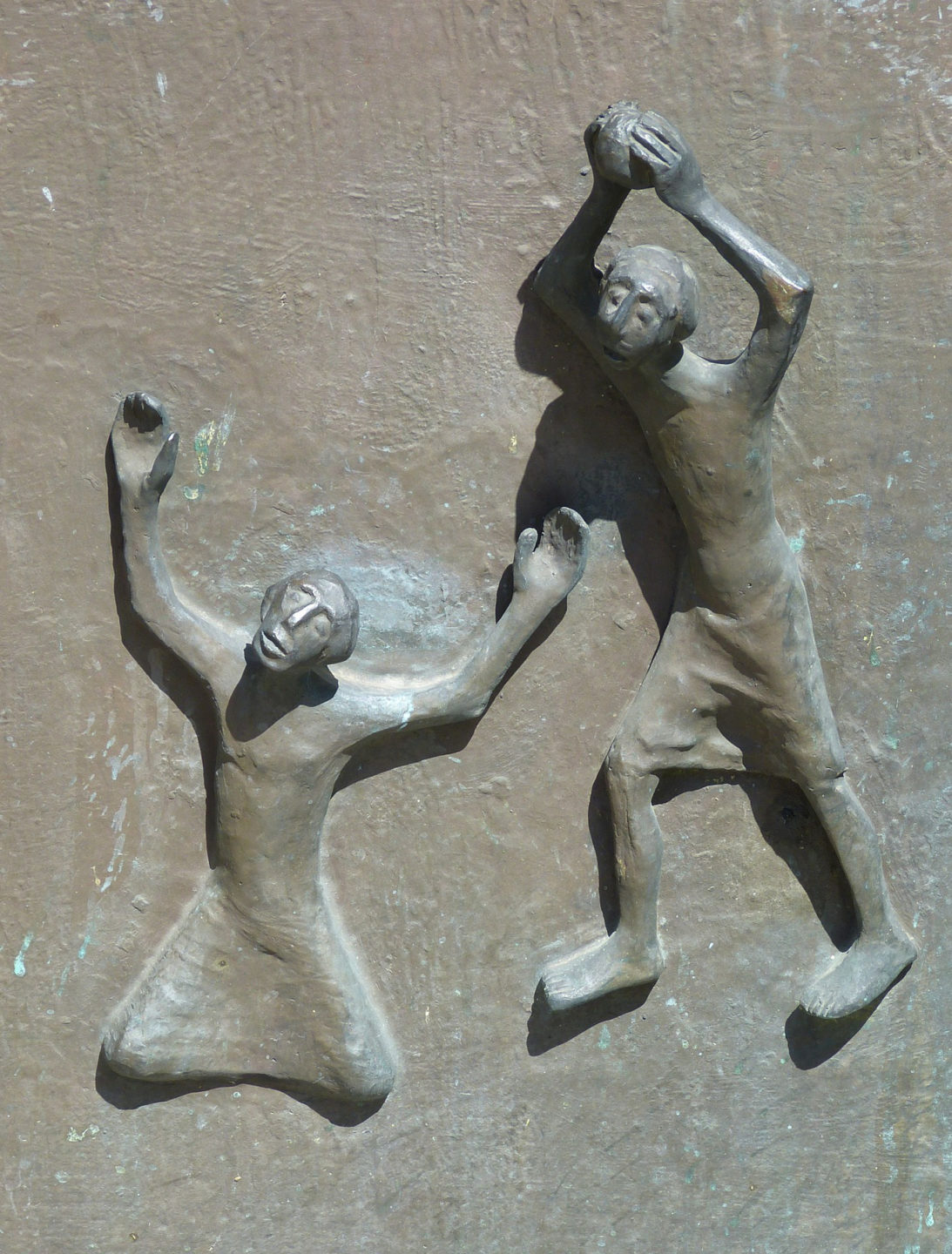 Brudermord. Hauptportal des Doms von Speyer