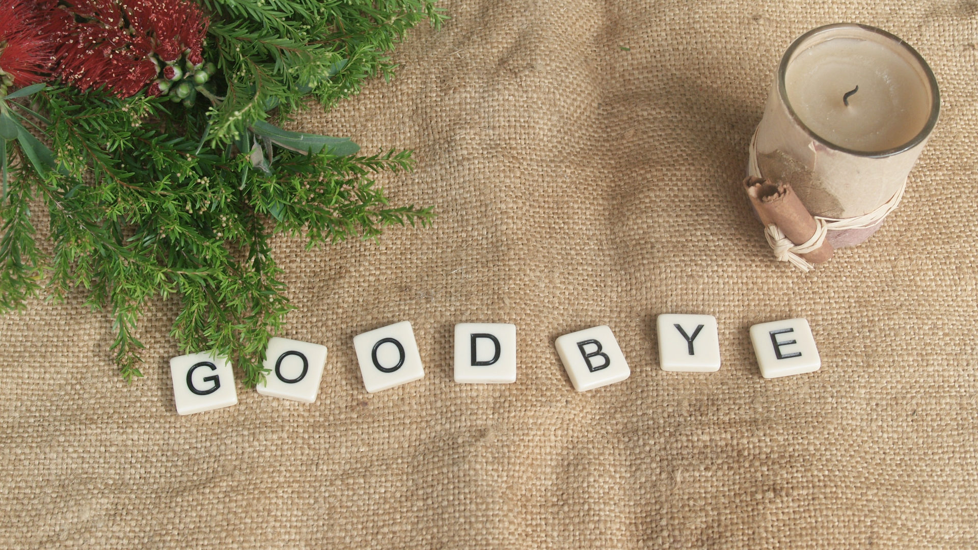 Ein letztes Goodbye.