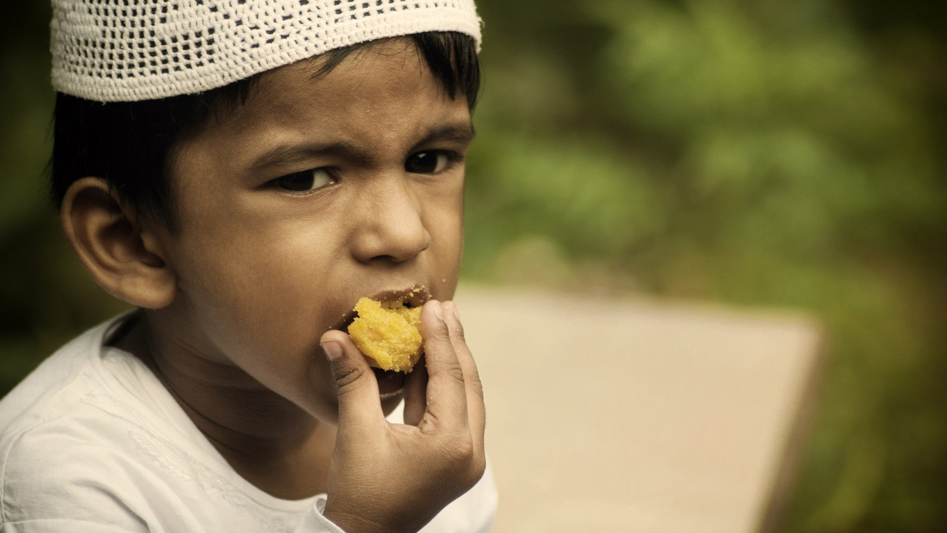 Muslimische Kinder sind nicht zum Fasten verpflichtet.