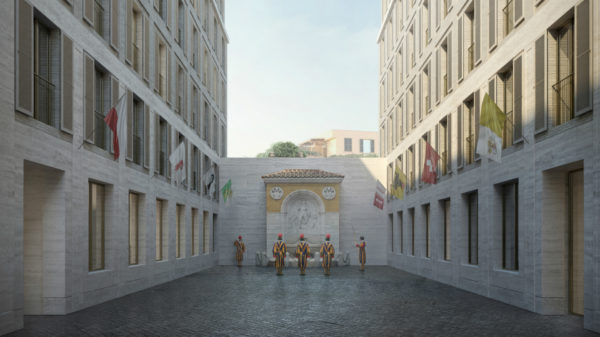 Visualisierung neue Kaserne | Architekturbüro Durisch und Nolli, Lugano