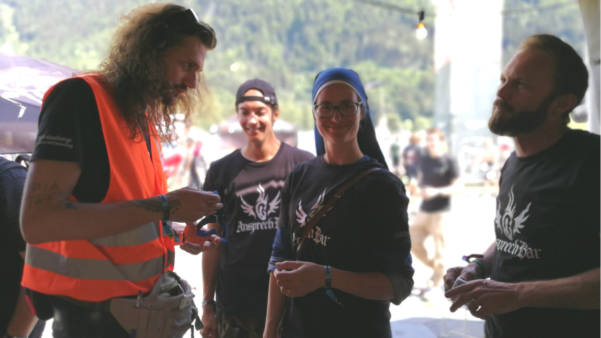 Ansprechpersonen der Ansprechbar am Greenfield Festival, 2018