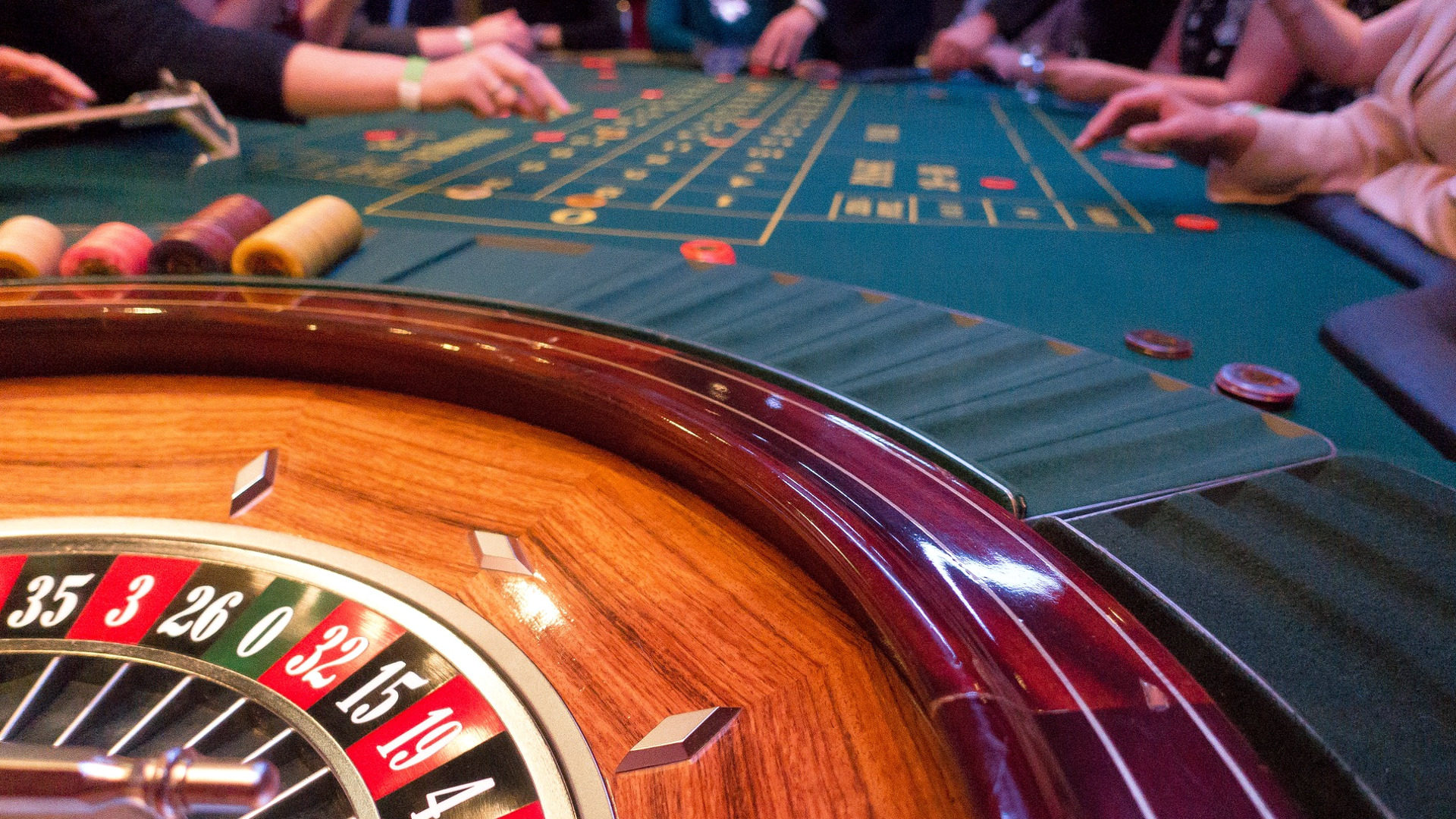Am Roulette-Tisch