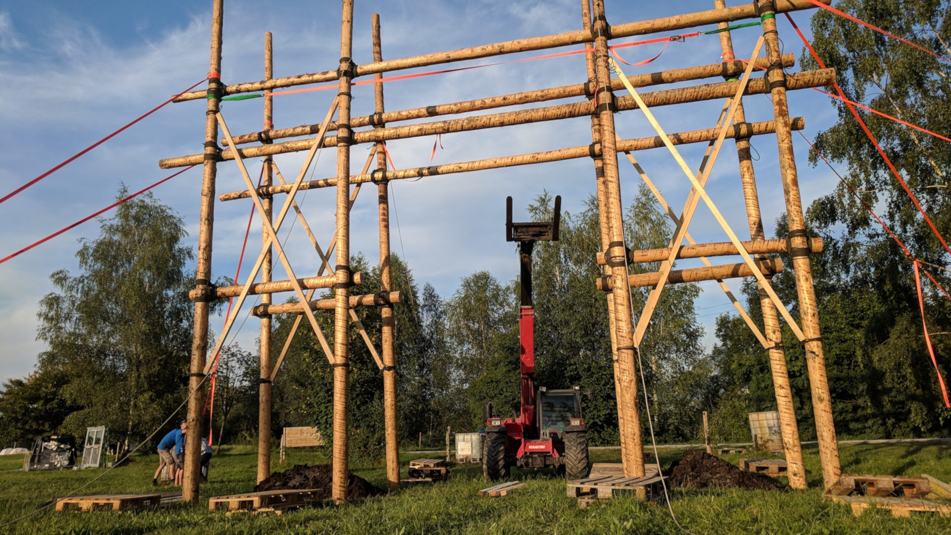 Tor im Kantonslager von Jubla SGAIARGL 2018 in Balgach