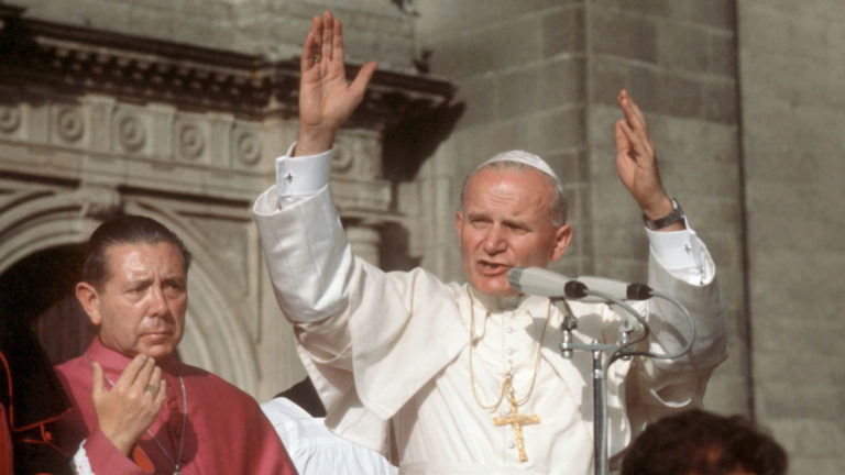 Papst Johannes Paul II. im Jahr 1979. | KNA