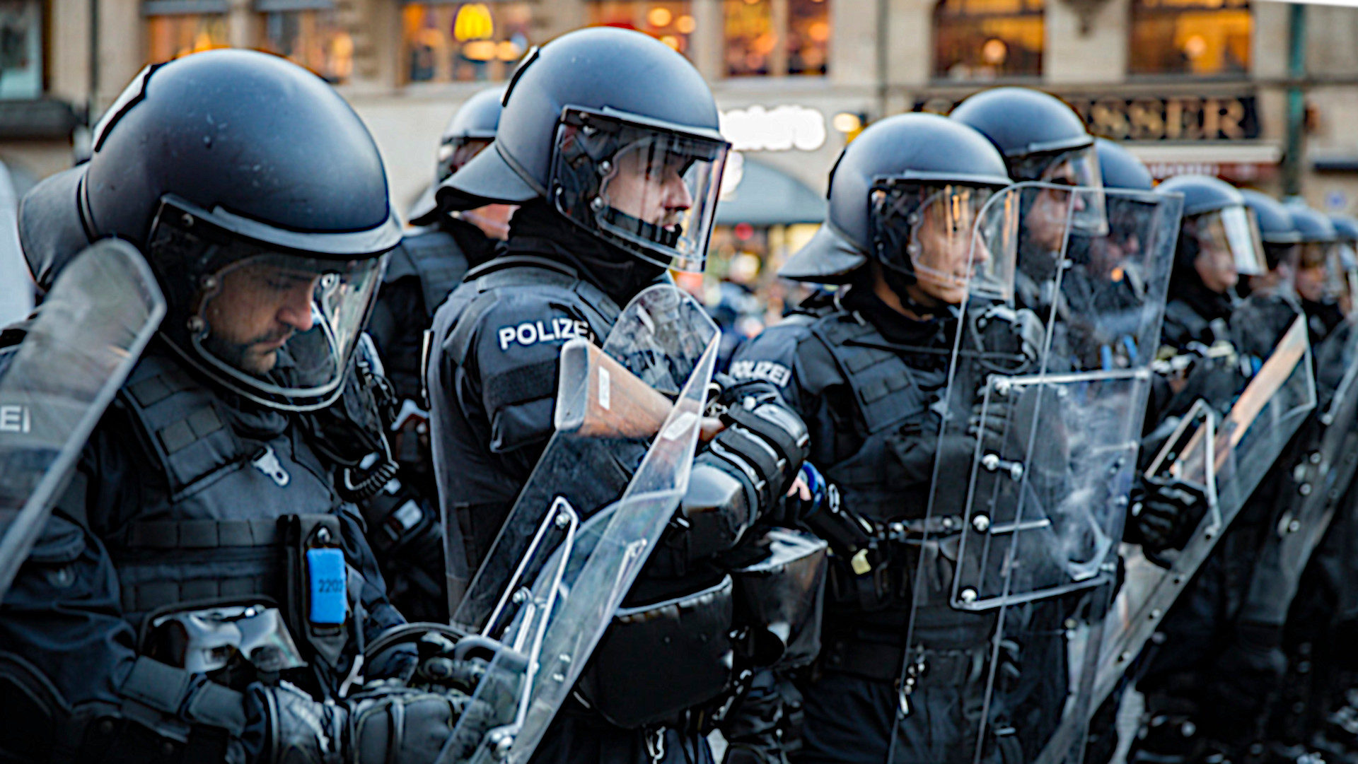 Polizeiaufgebot in Basel