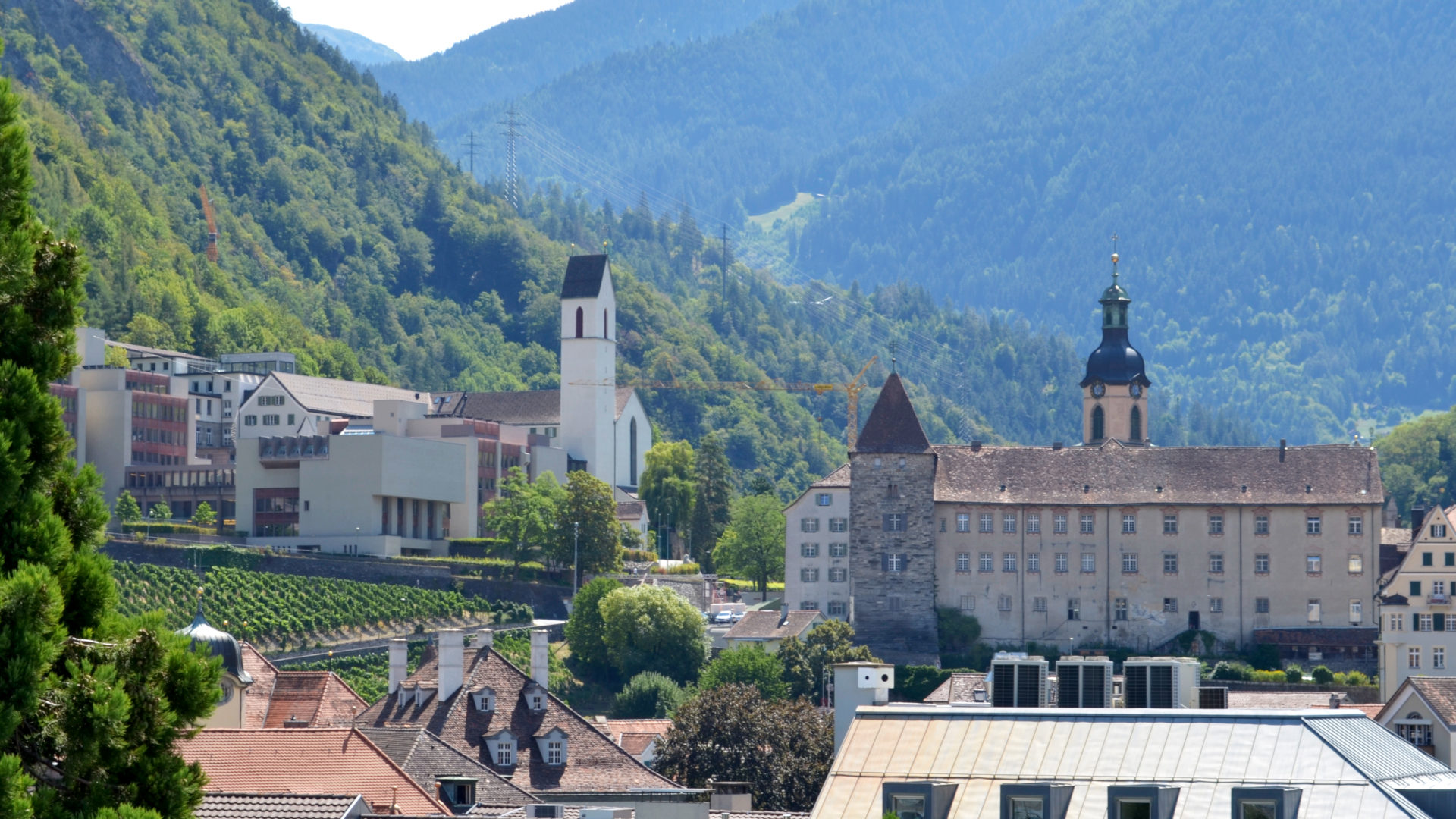 Priesterseminar St. Luzi und Bischöfliches Schloss in Chur