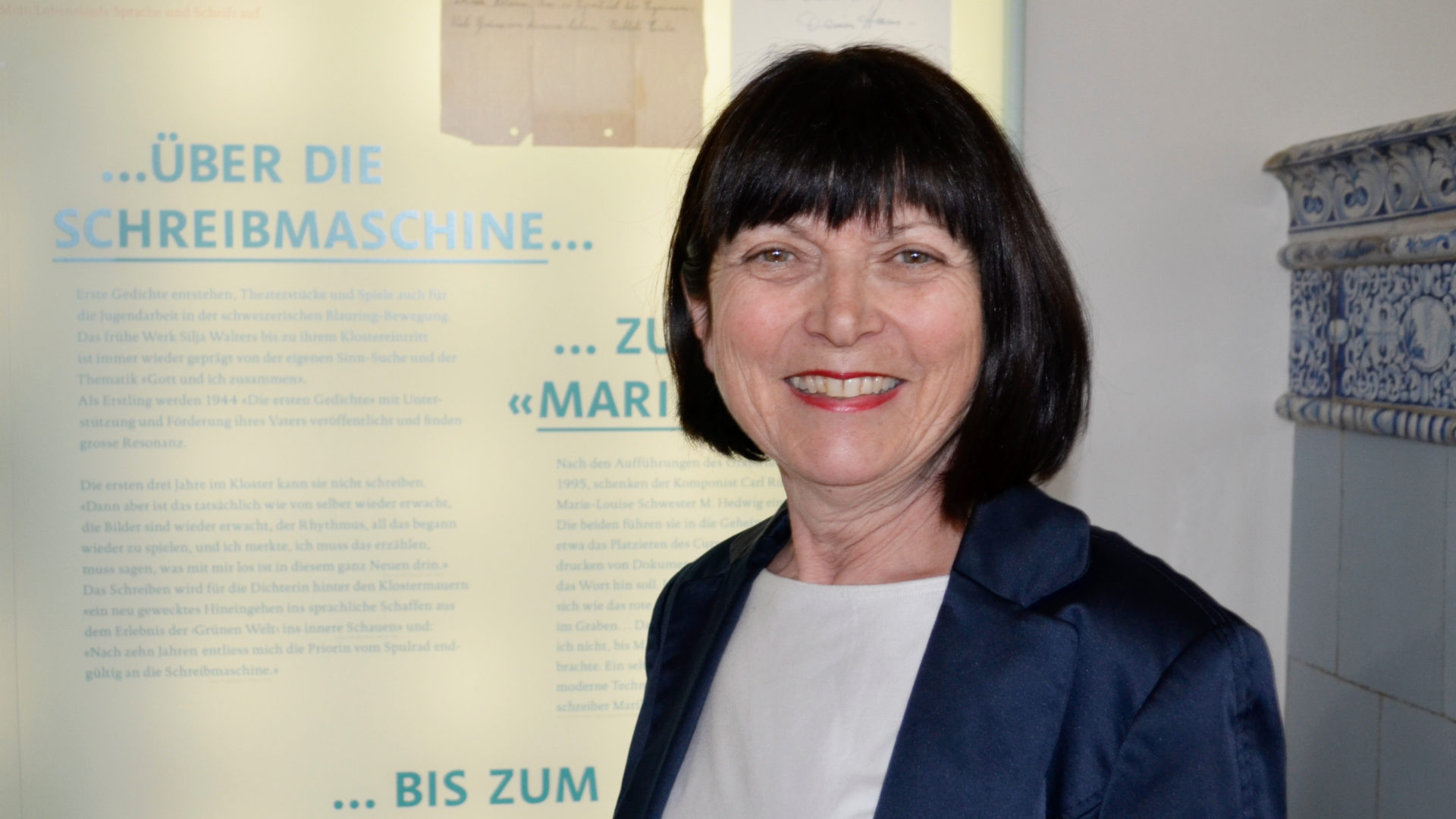 Susann Bosshard-Kälin im Silja Walter-Raum im Kloster Fahr
