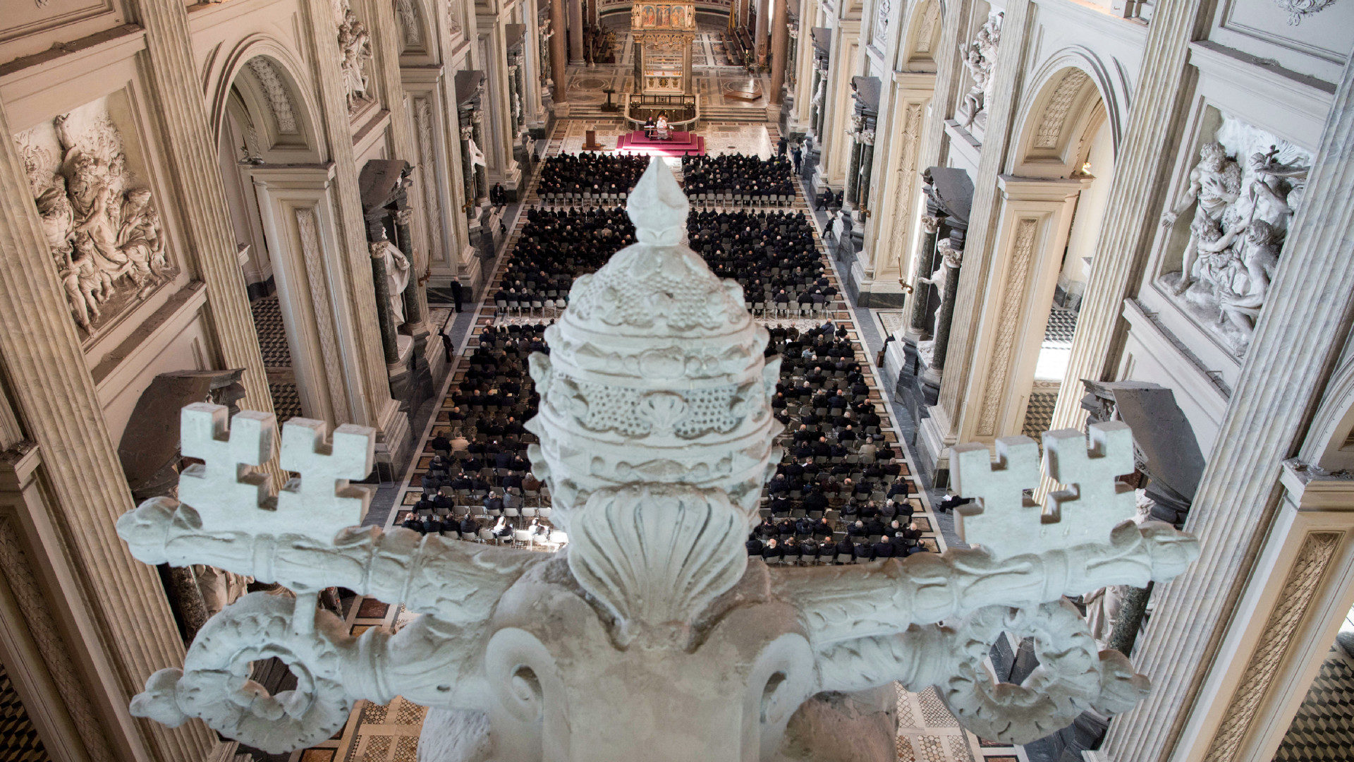 Blick in die Lateranbasilika.
